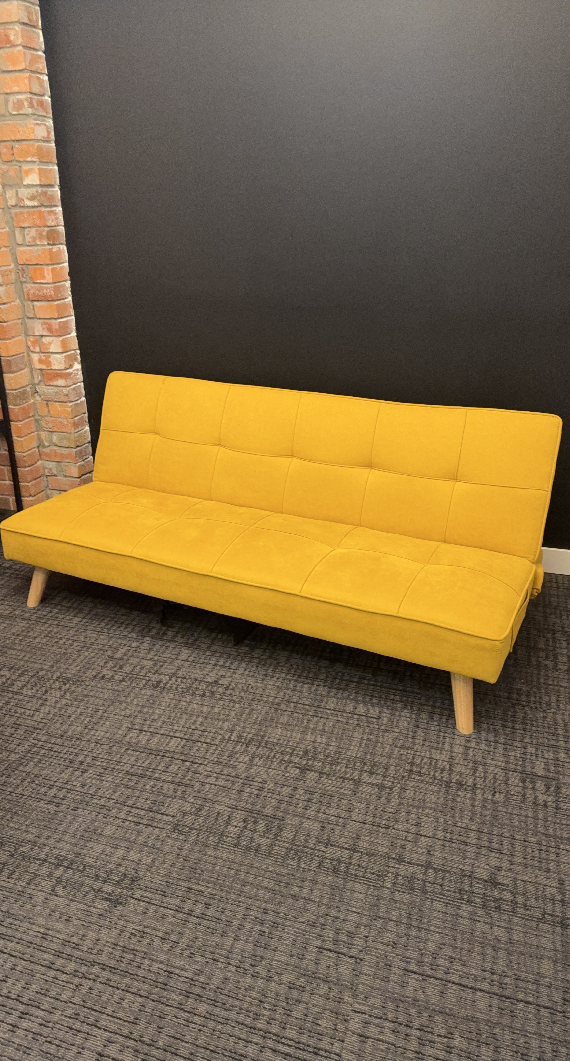 Yellow Futon Sofa Bed Structube