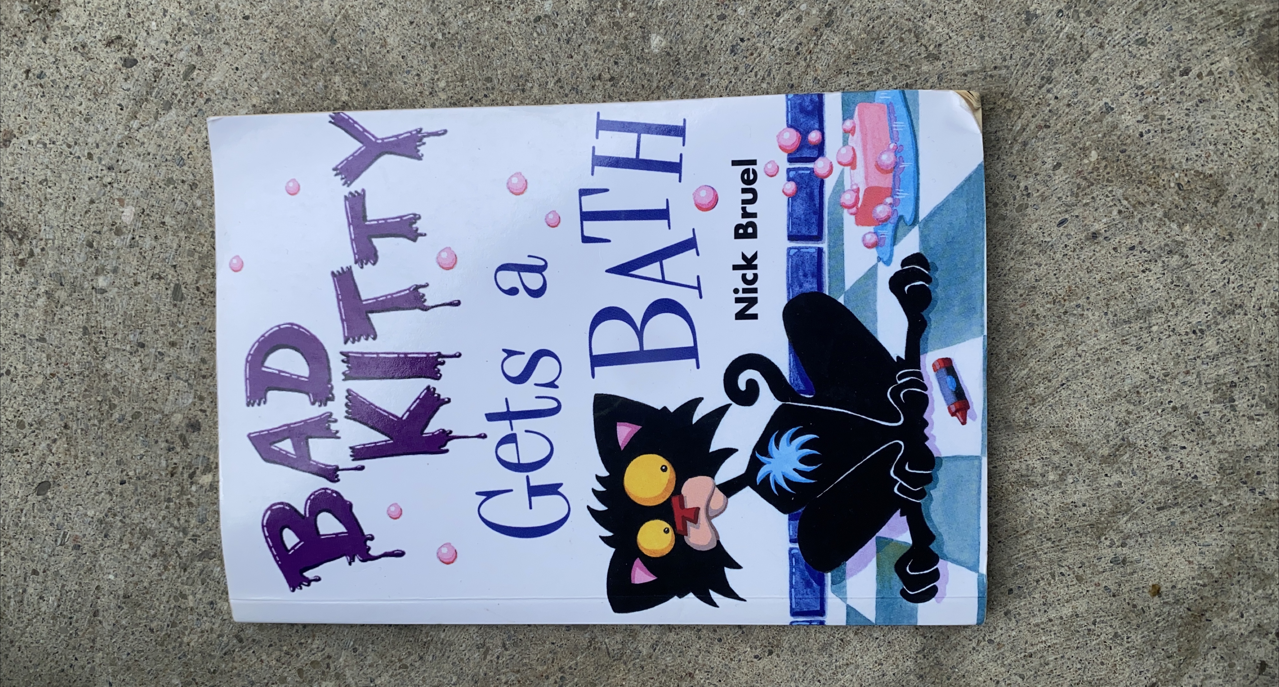 Bad Kitty Gets a Bath by Nick Bruel thumbnail