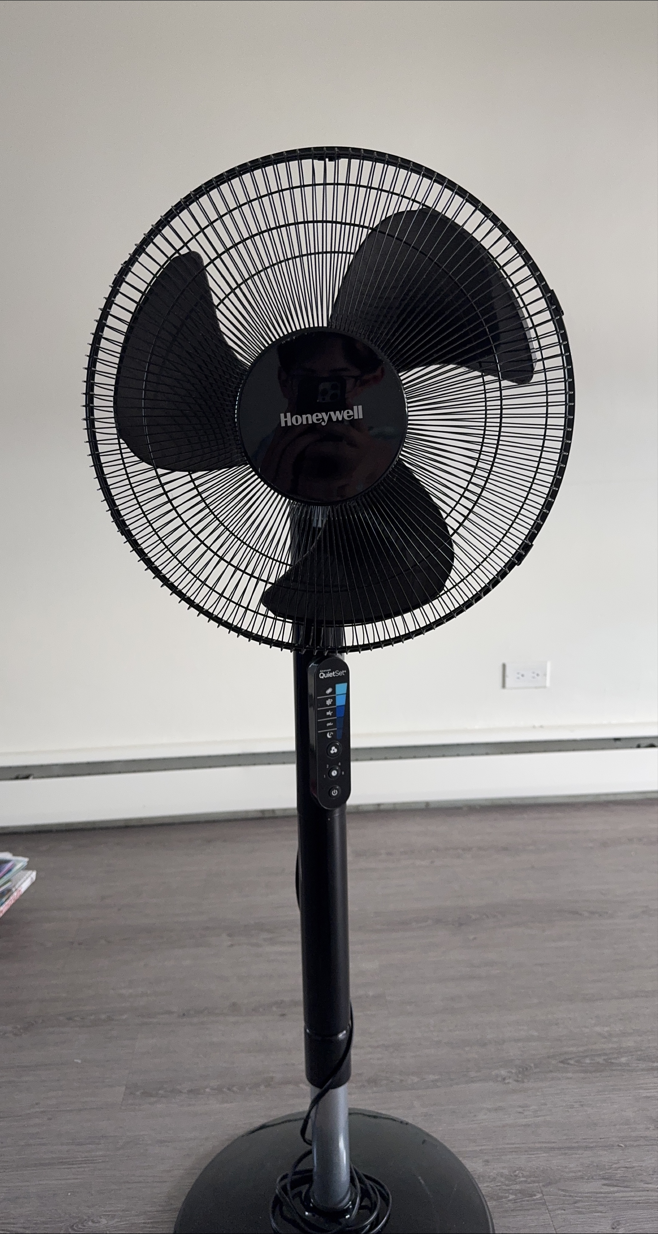Honeywell QuietSet Black Stand Fan