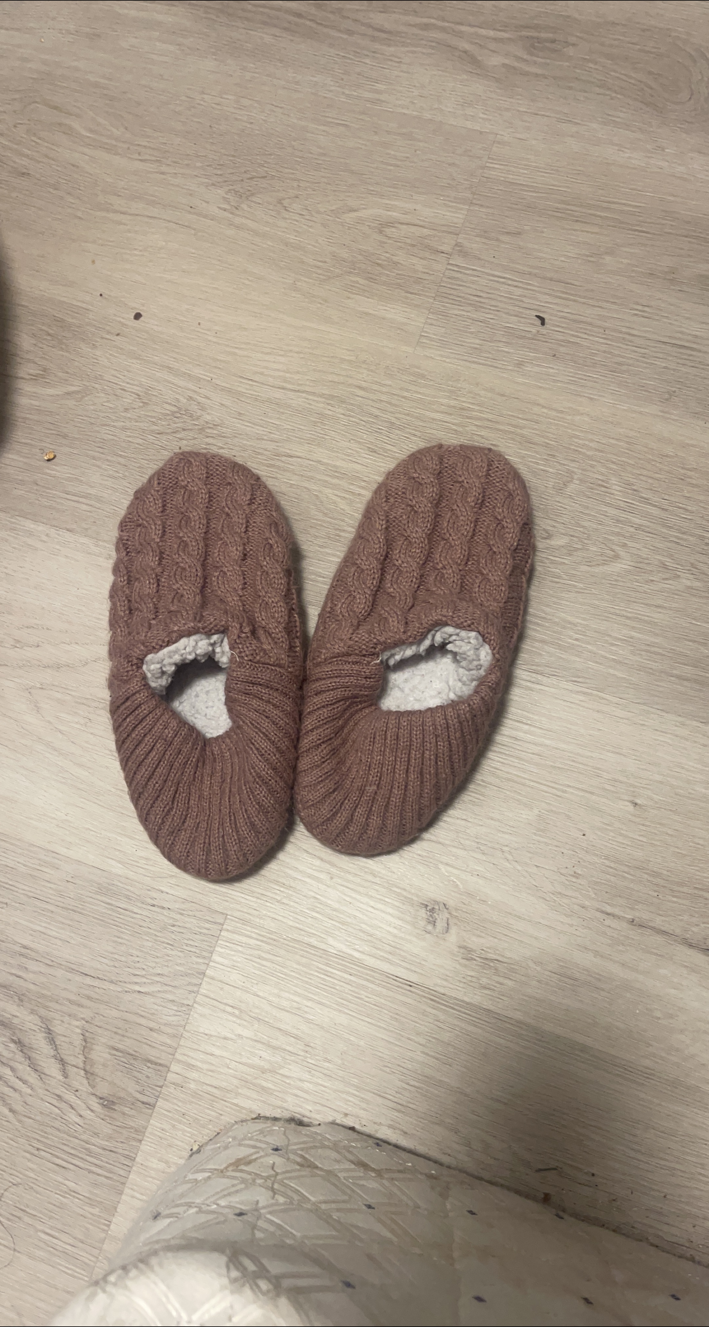 Cozy Knit Slippers - Size Unknown thumbnail