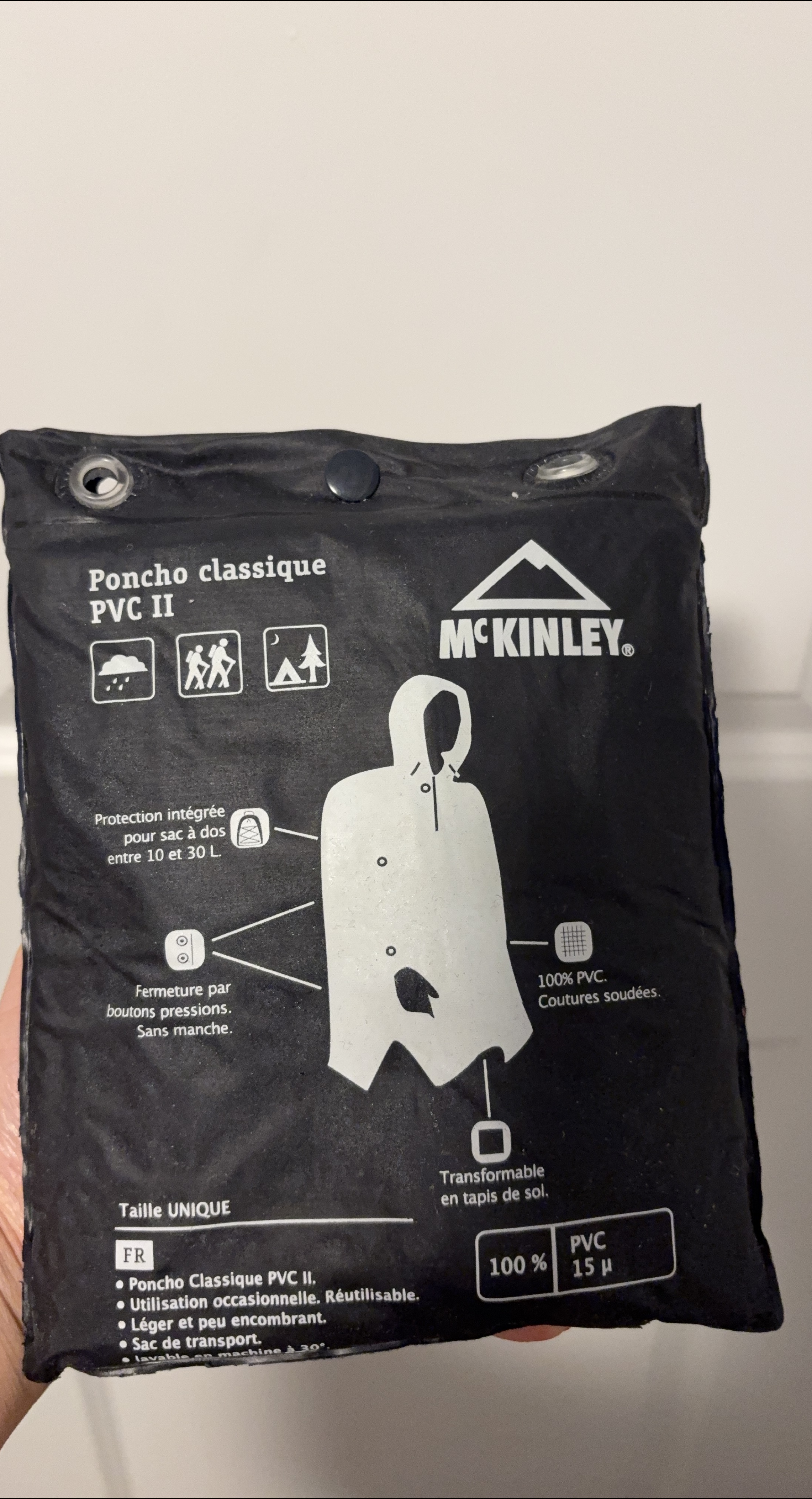 McKinley Poncho Classique PVC II - One Size thumbnail