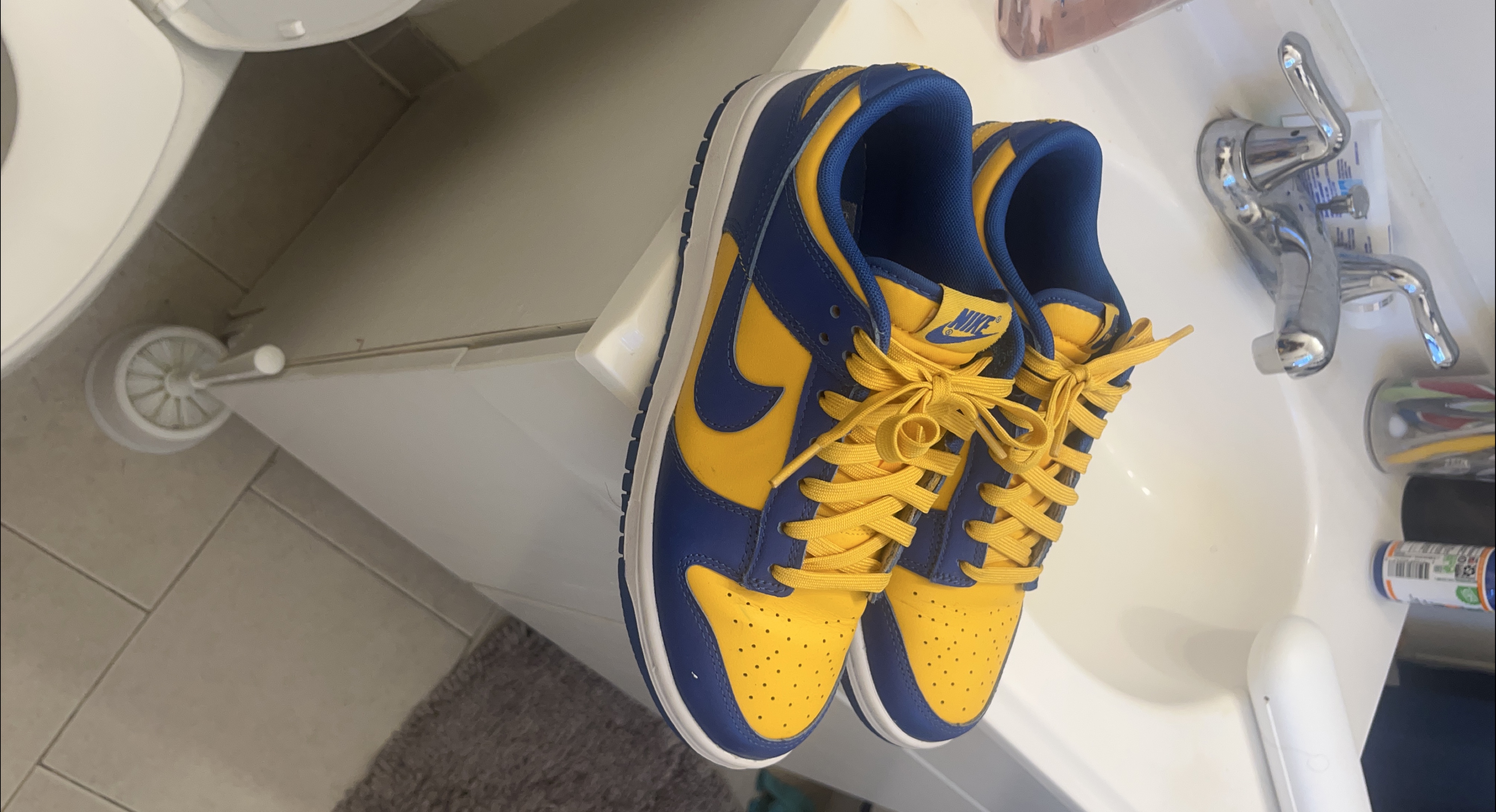 Nike Dunk Low UCLA Gold Blue Shoes