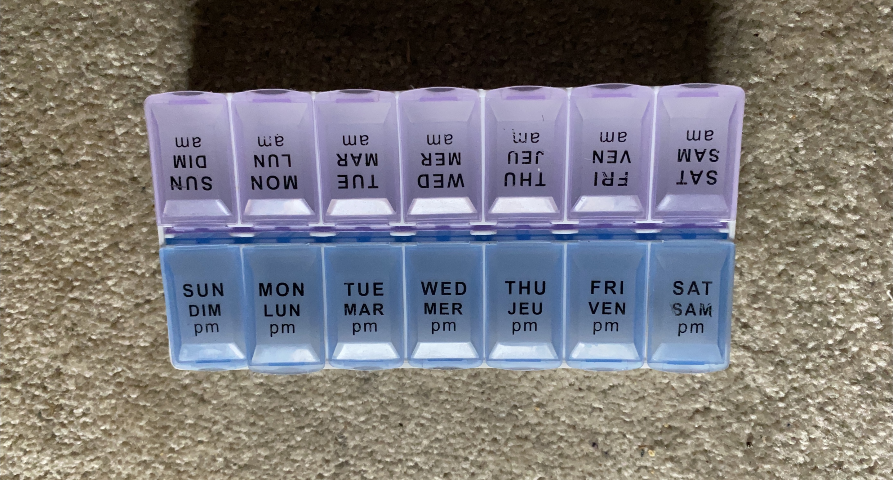 Weekly Pill Organizer - AM/PM thumbnail
