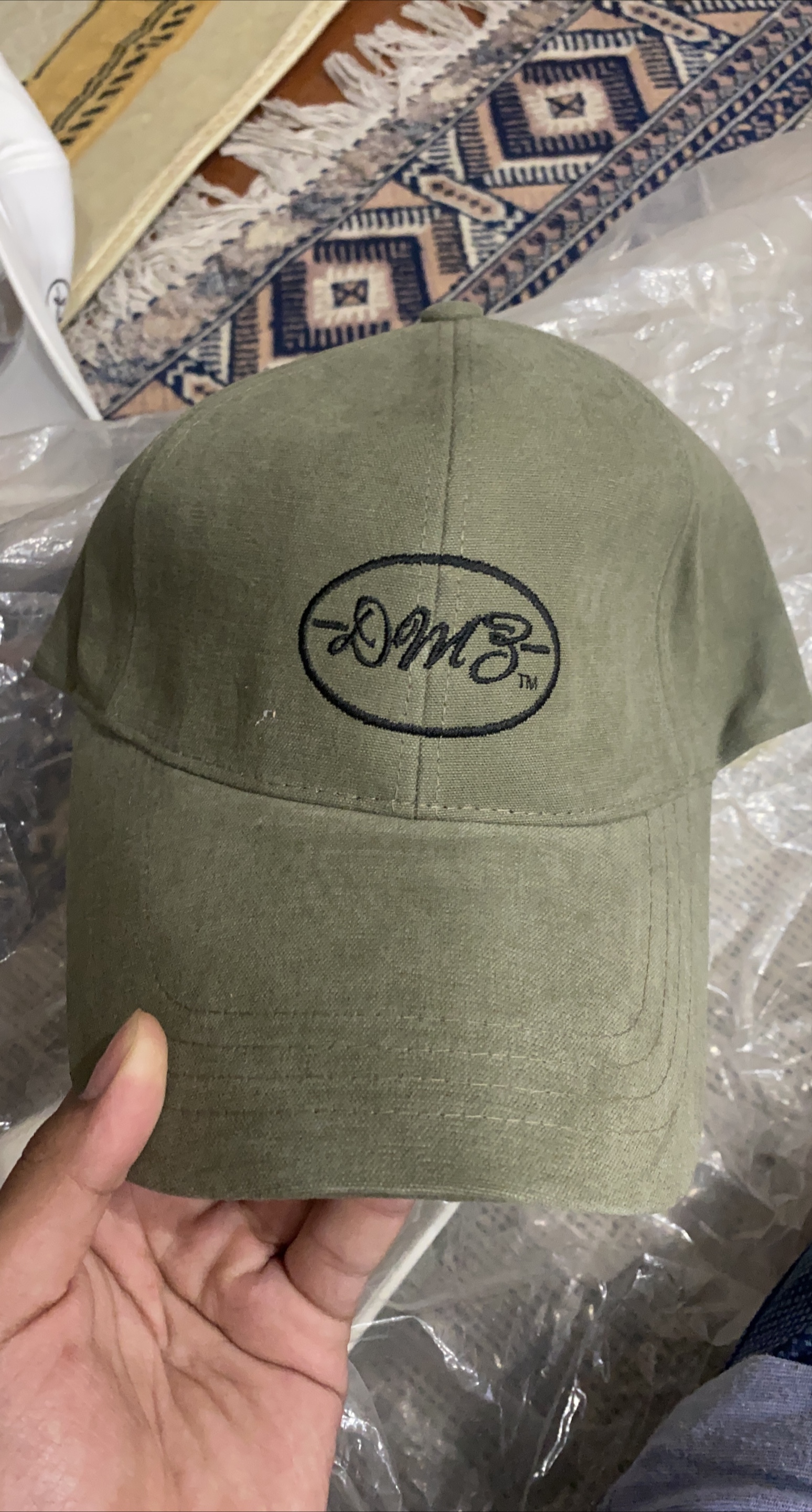 DMZ Olive Green Baseball Cap thumbnail