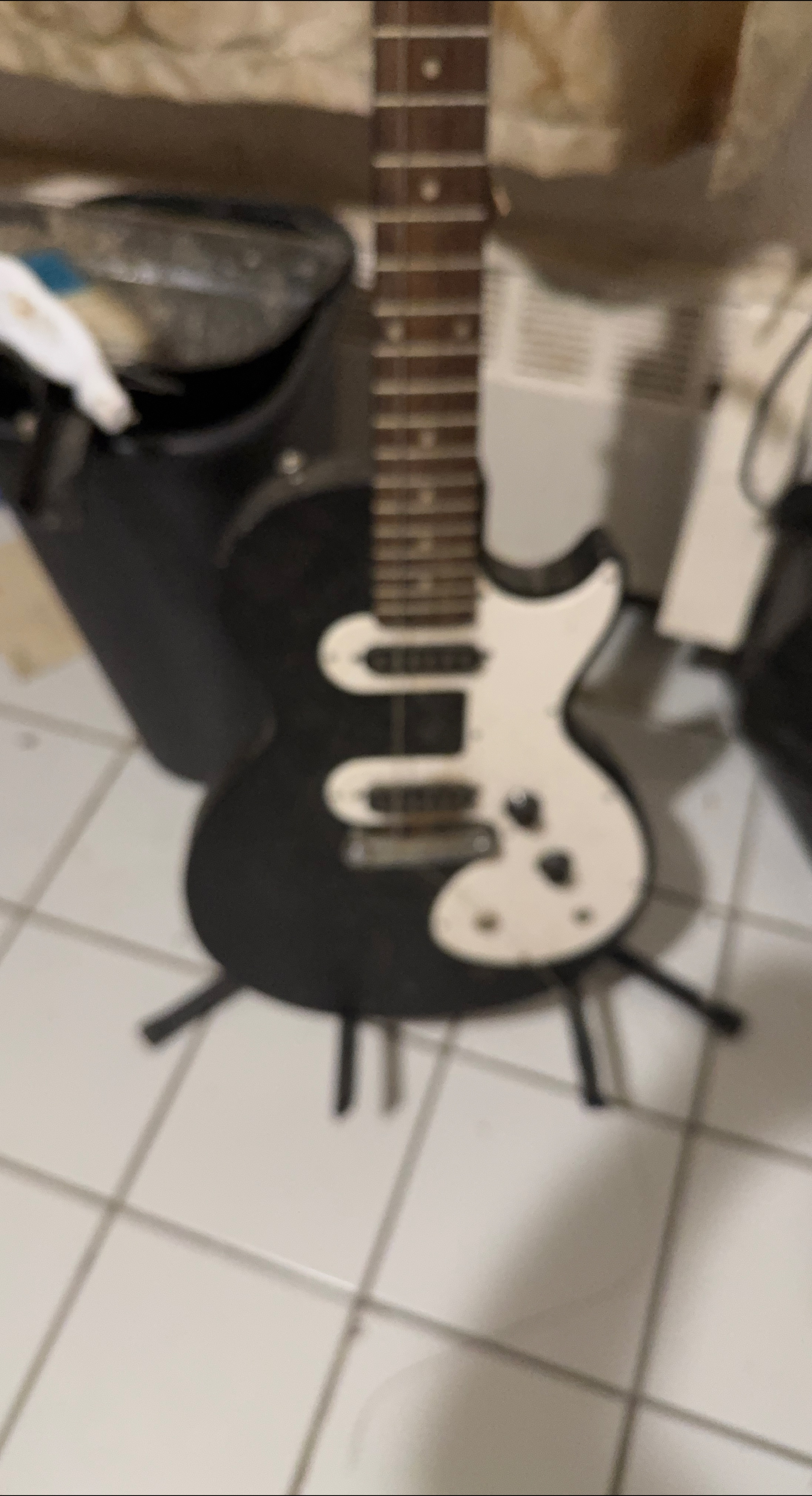 Black Electric Guitar