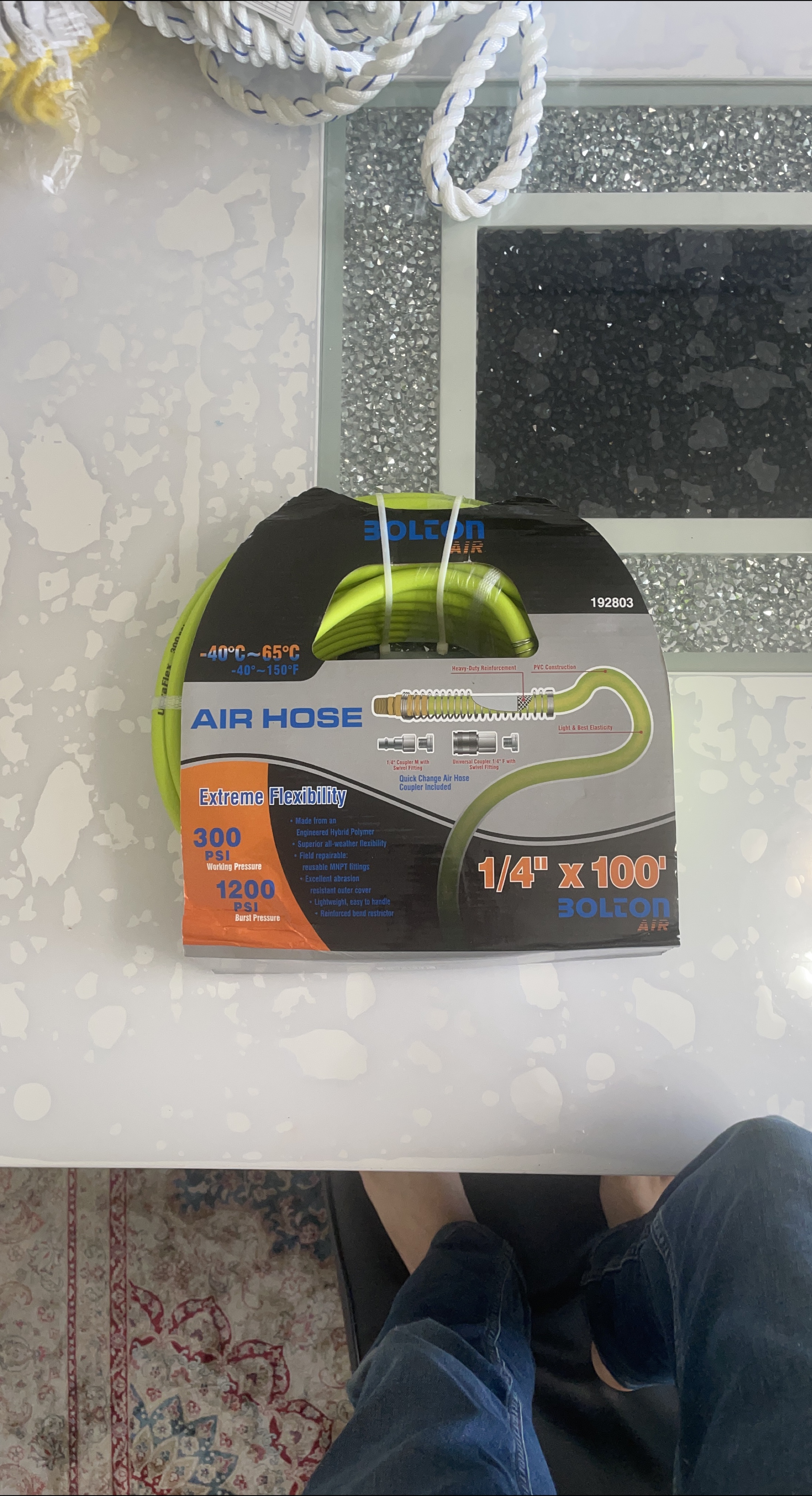 New Bolton Air 1/4" x 100' Air Hose image indicator(3)