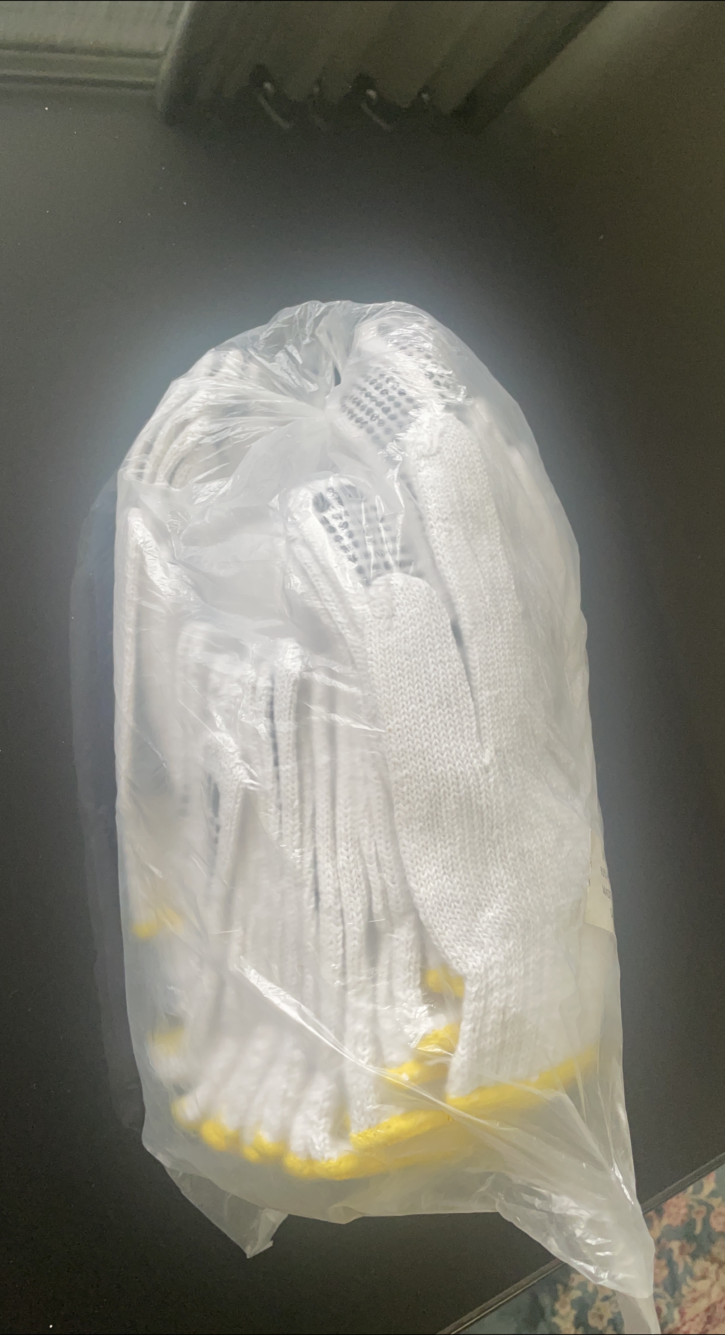 New White Cotton/Polyester Work Gloves thumbnail