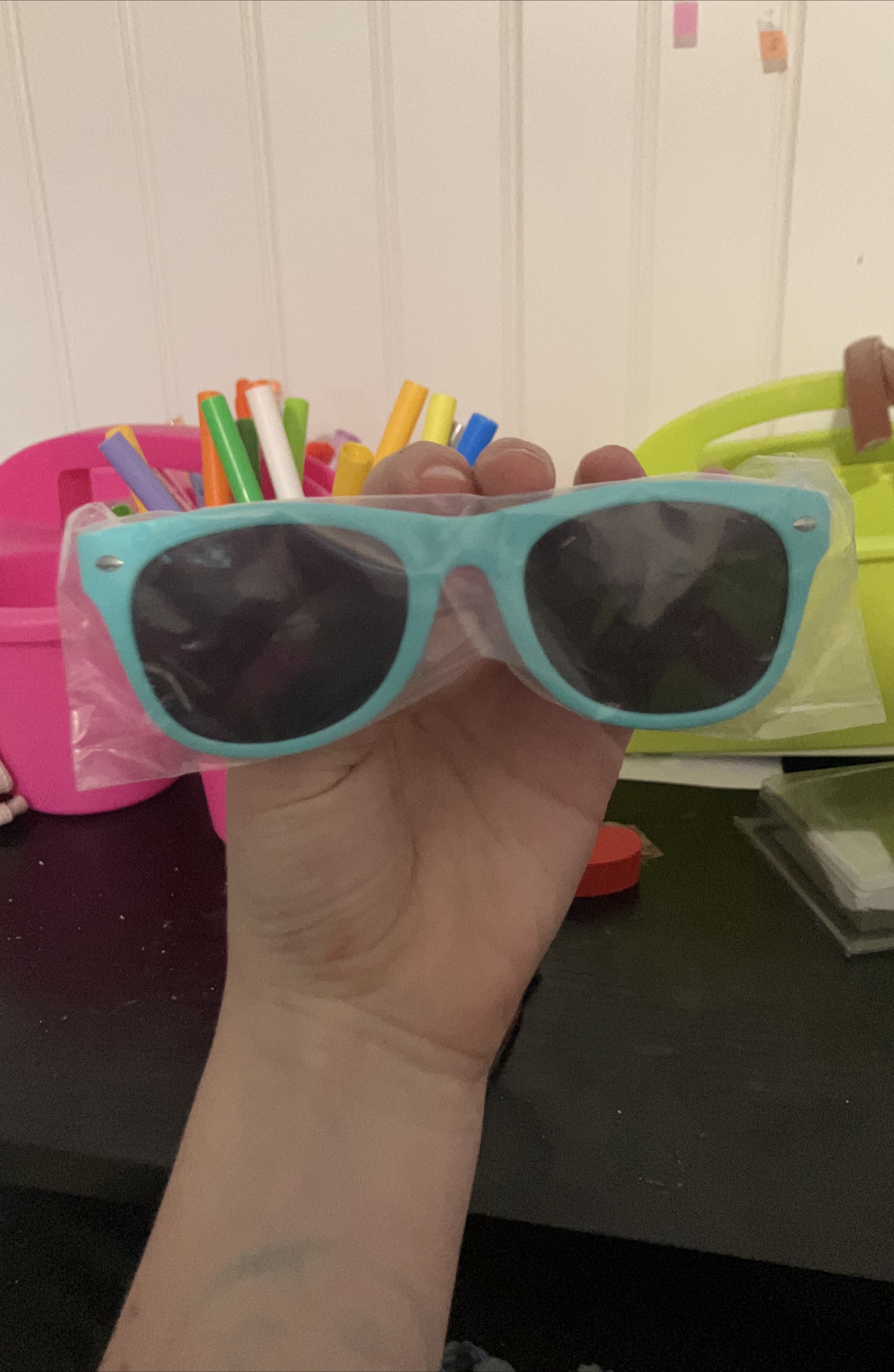 New Blue & Pink Sunglasses thumbnail