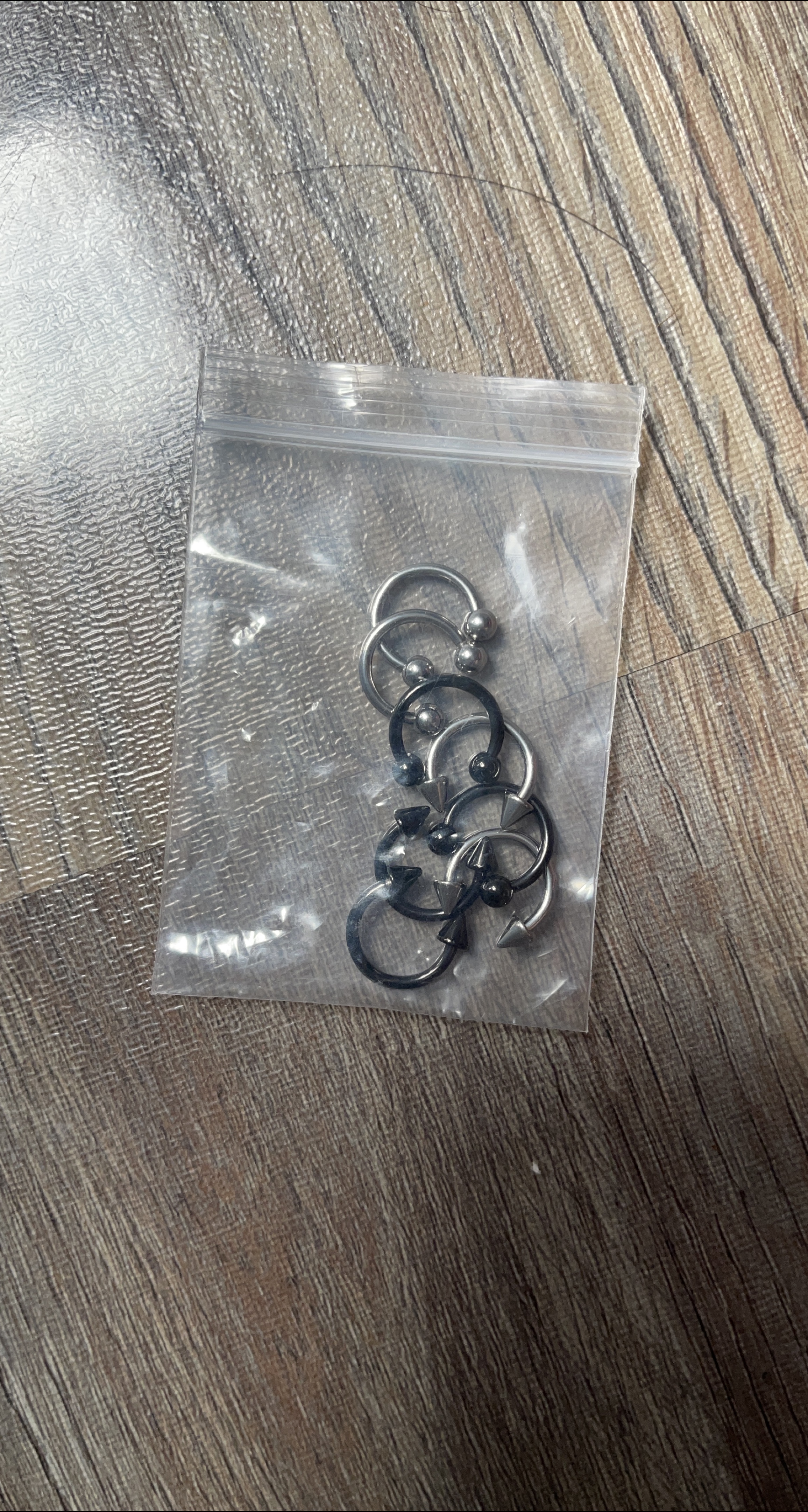 Lot of Body Piercing Horseshoe Rings thumbnail