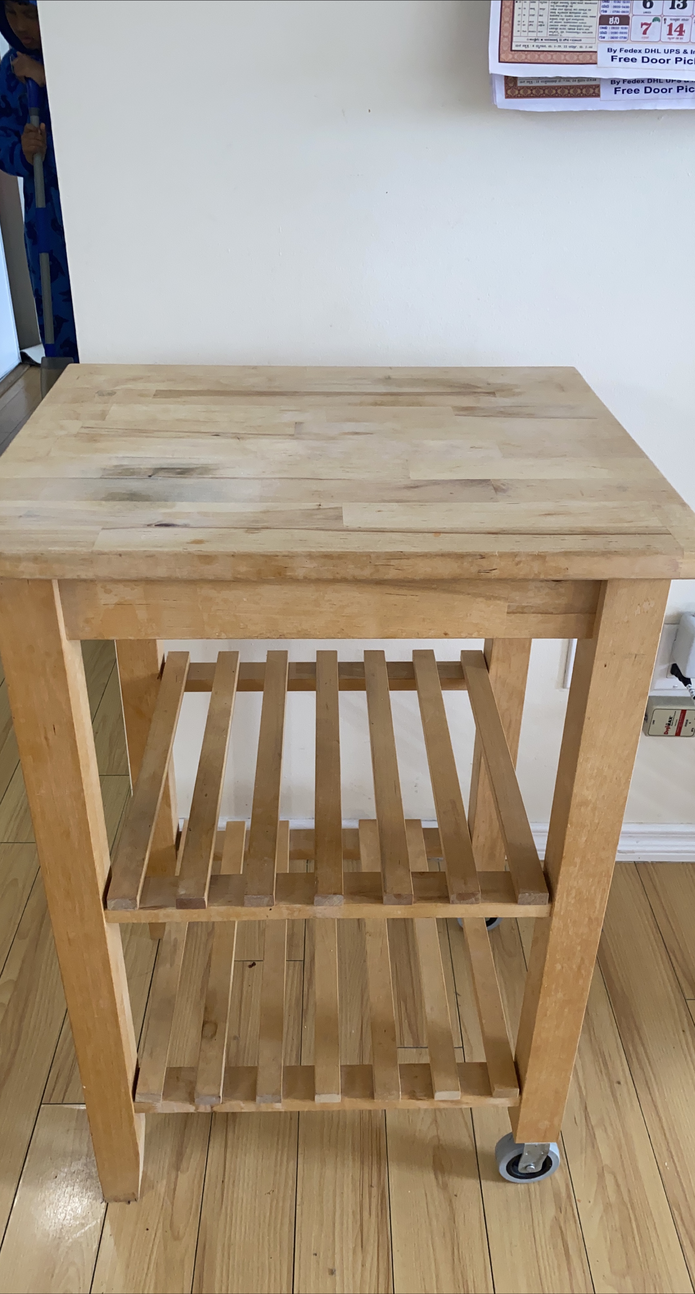 Wooden Kitchen Cart thumbnail