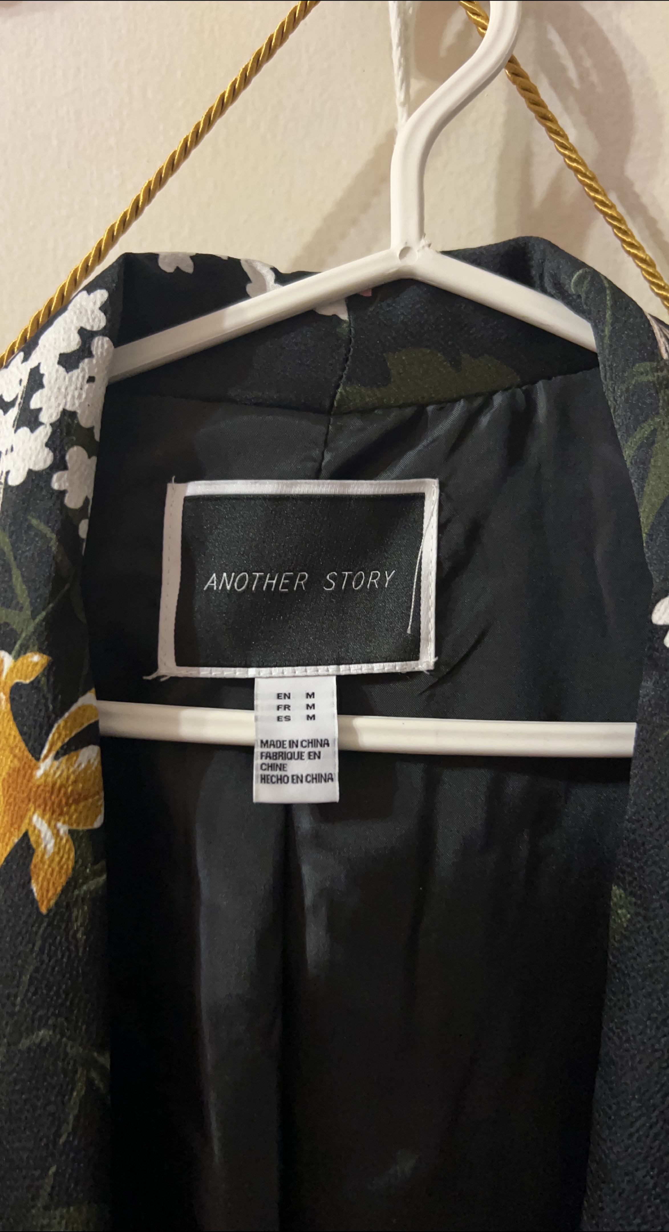 Another Story floral print blazer - size M thumbnail