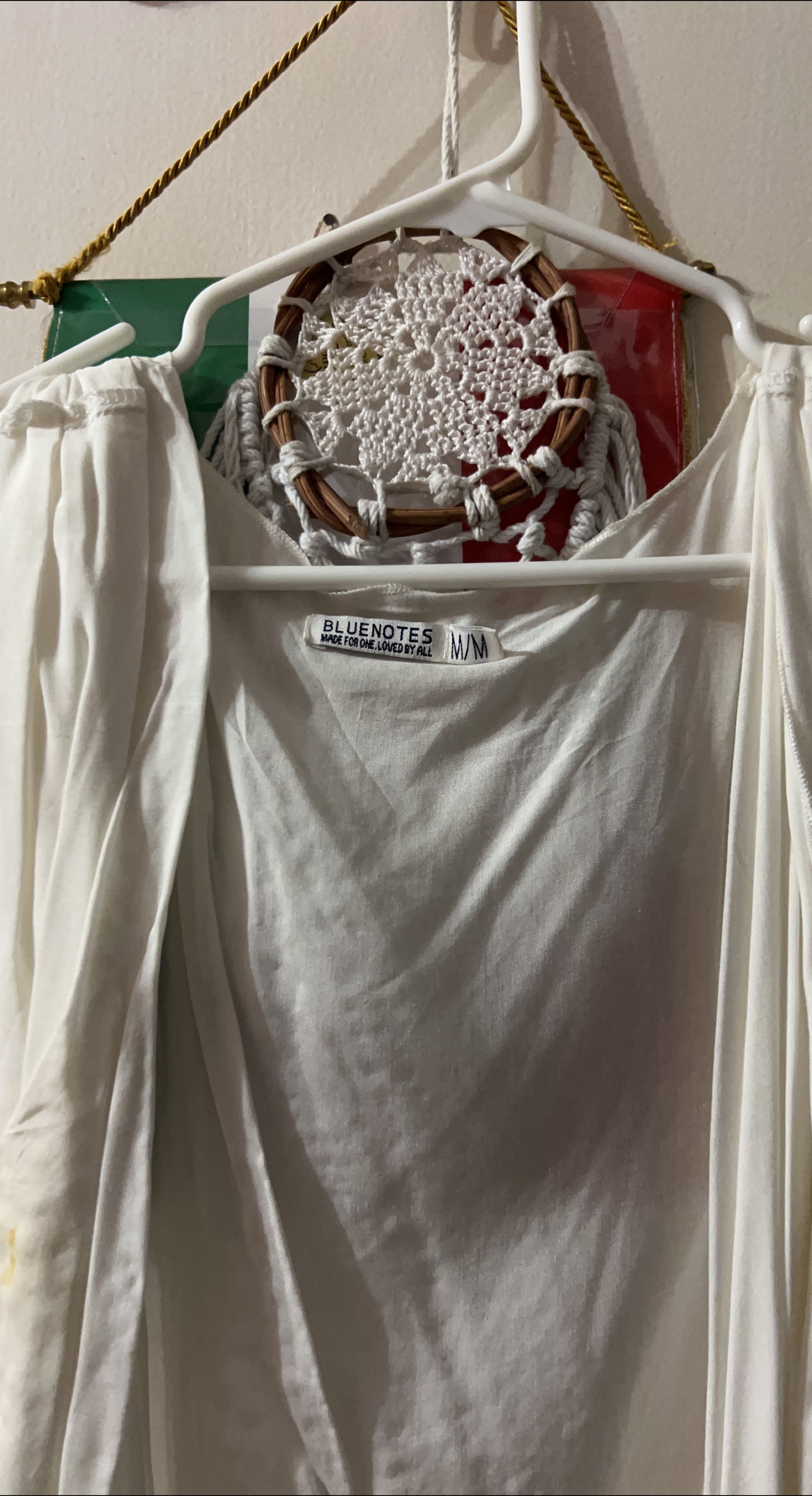 Bluenotes White Dress - Size M/M thumbnail