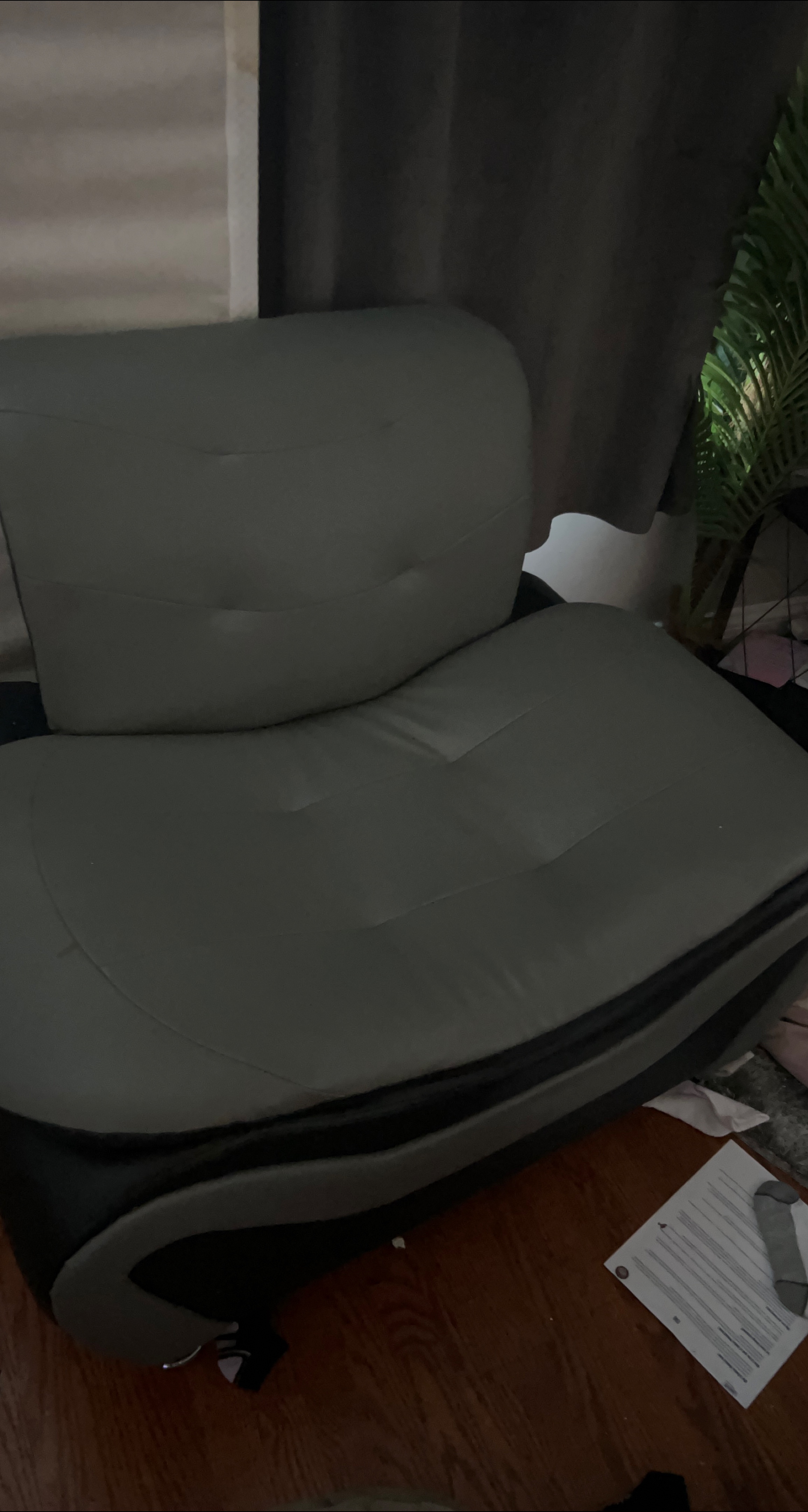 Gray Leather Chair thumbnail