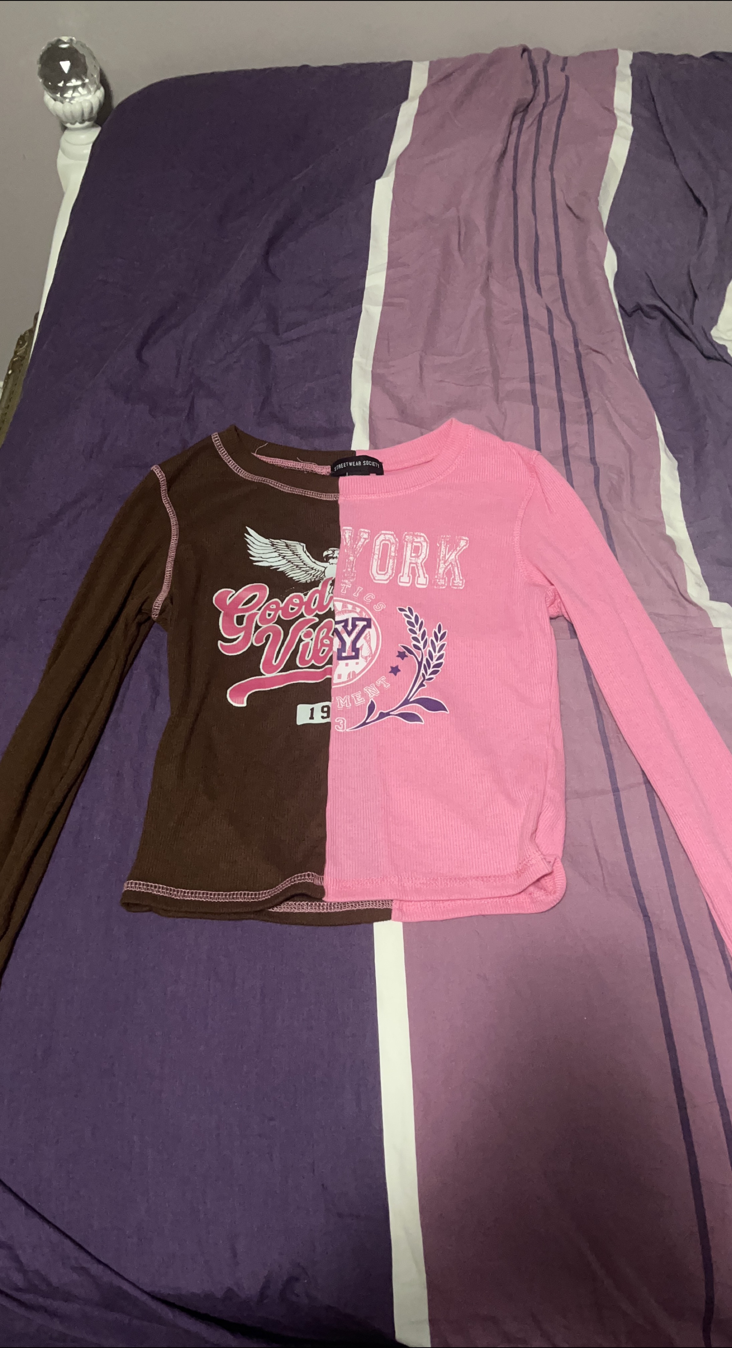 Streetwear Society Two-Tone Long Sleeve Top thumbnail