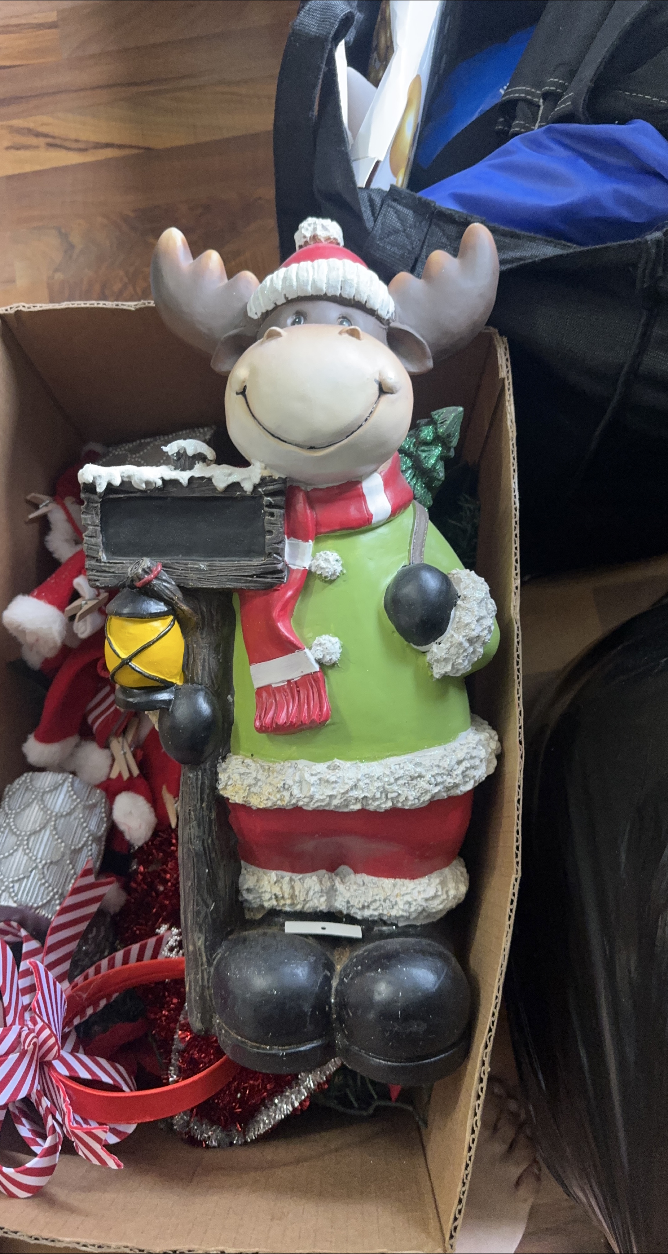 Festive Moose Decoration thumbnail