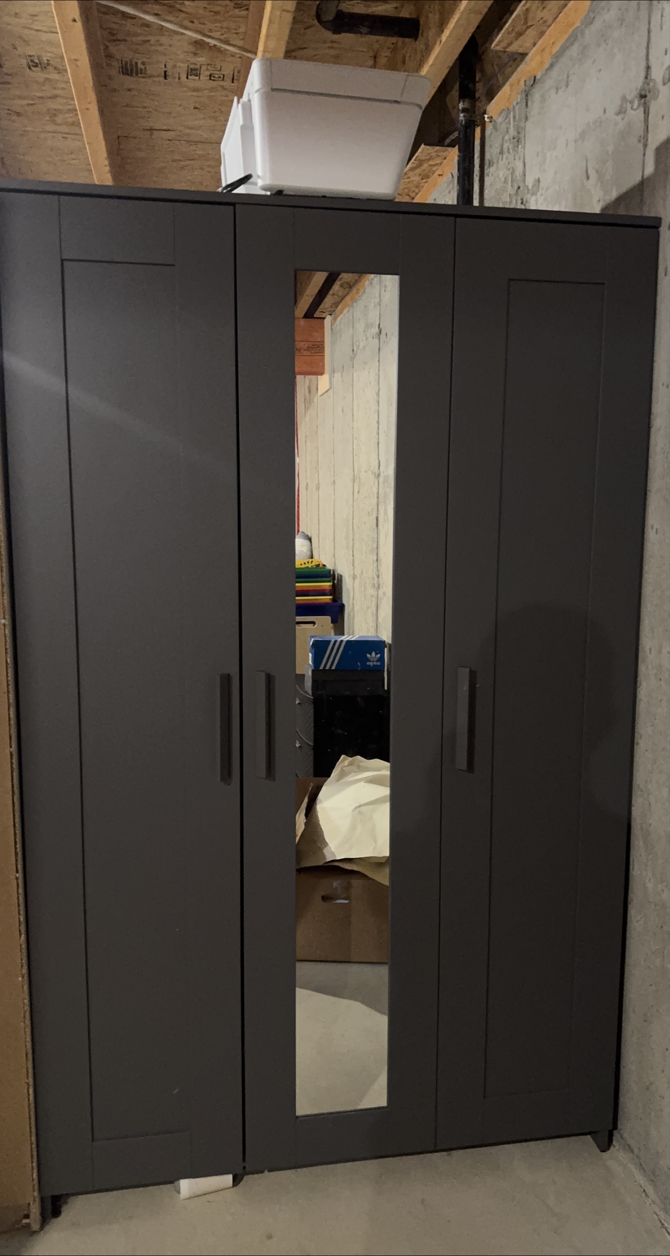 IKEA PAX Wardrobe - Dark Grey thumbnail