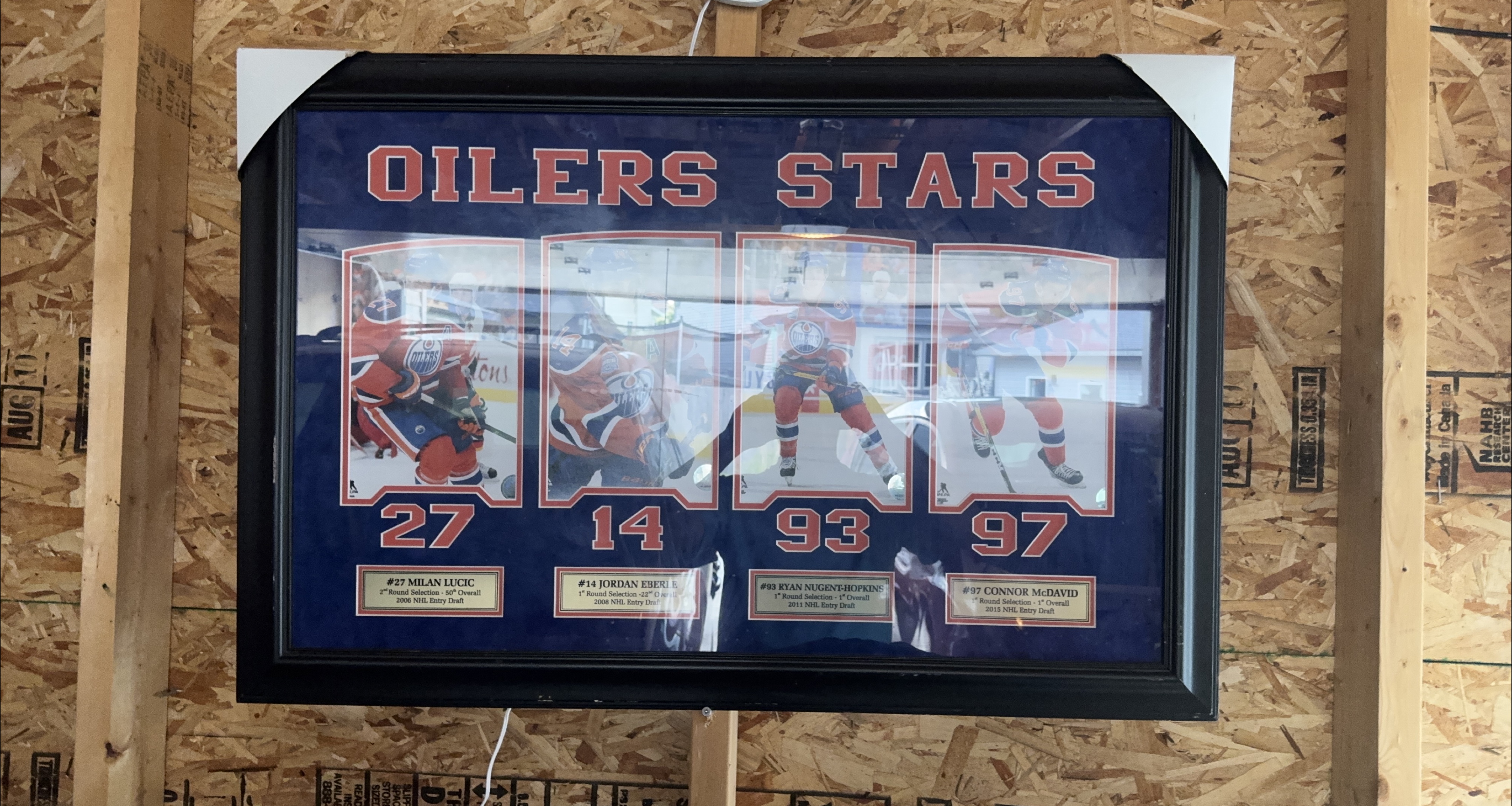 Oilers Stars Framed Picture thumbnail