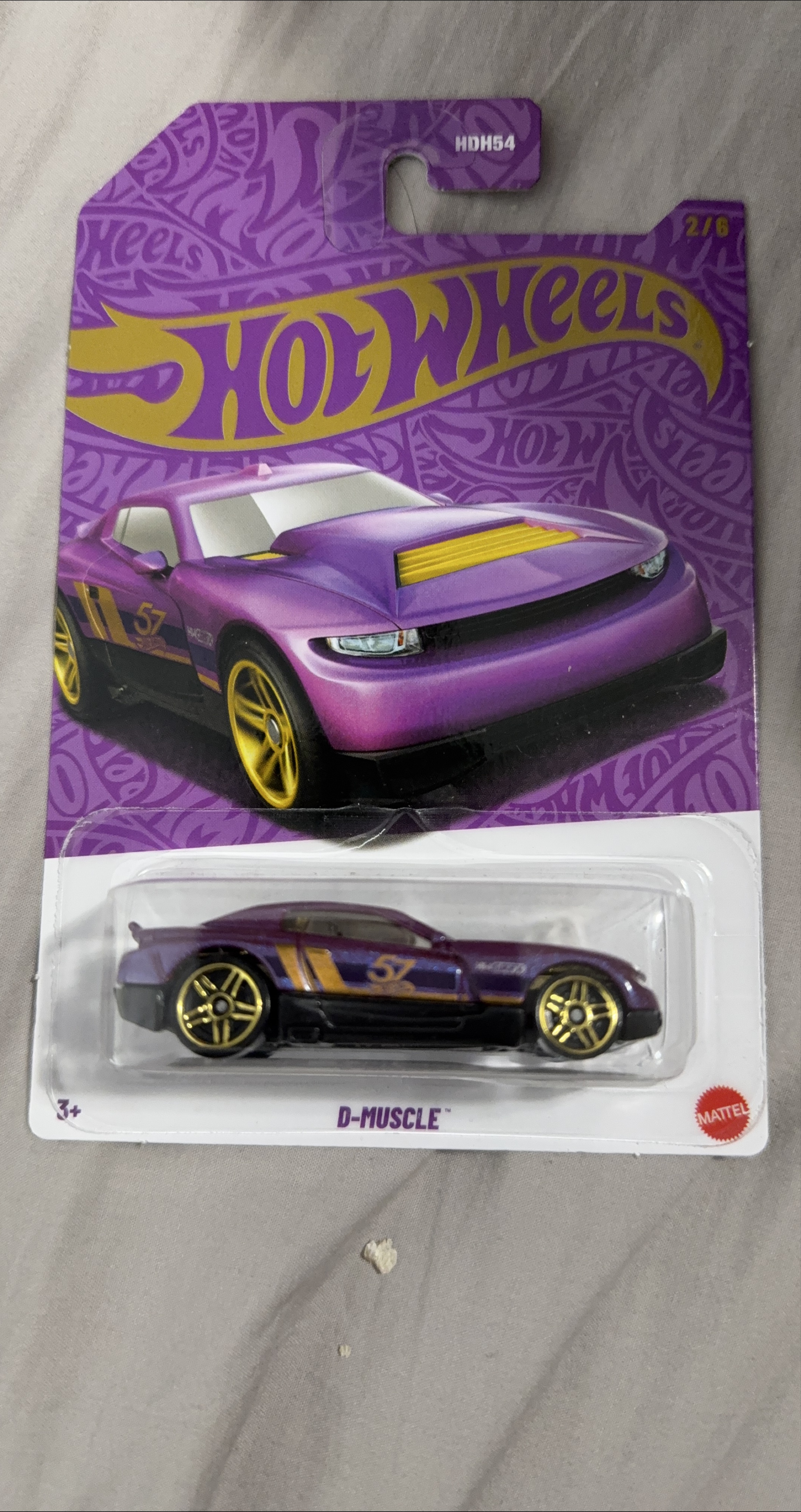 Hot Wheels D-Muscle Purple Diecast Car thumbnail