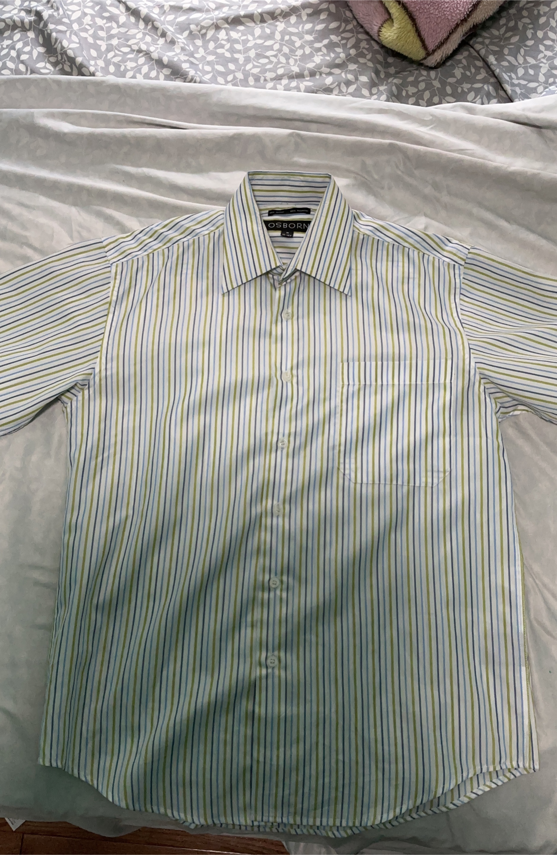 Osborn Striped Button-Up Shirt - Size M thumbnail