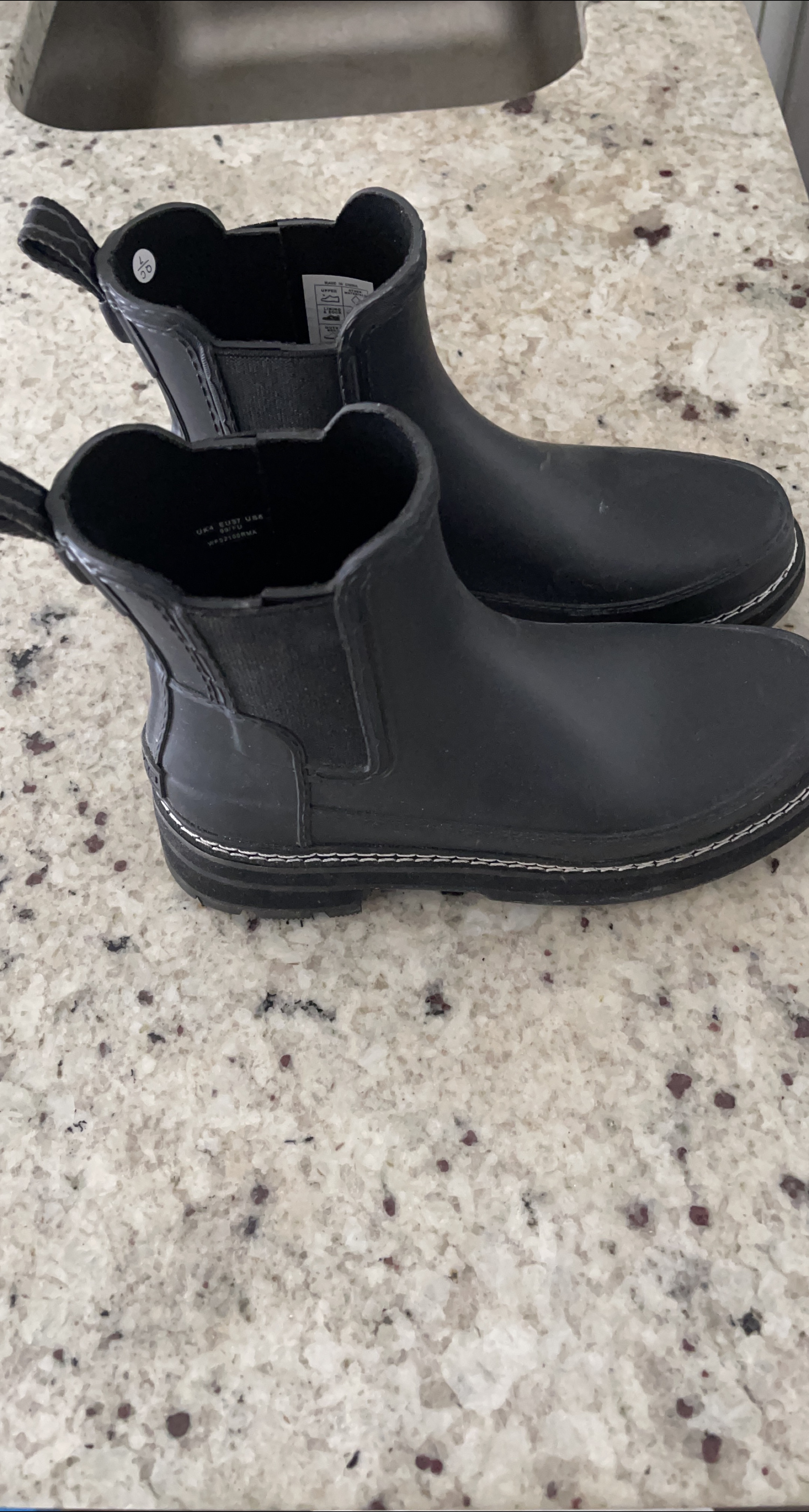 Totes Black Chelsea Ankle Boots - Size 7 thumbnail