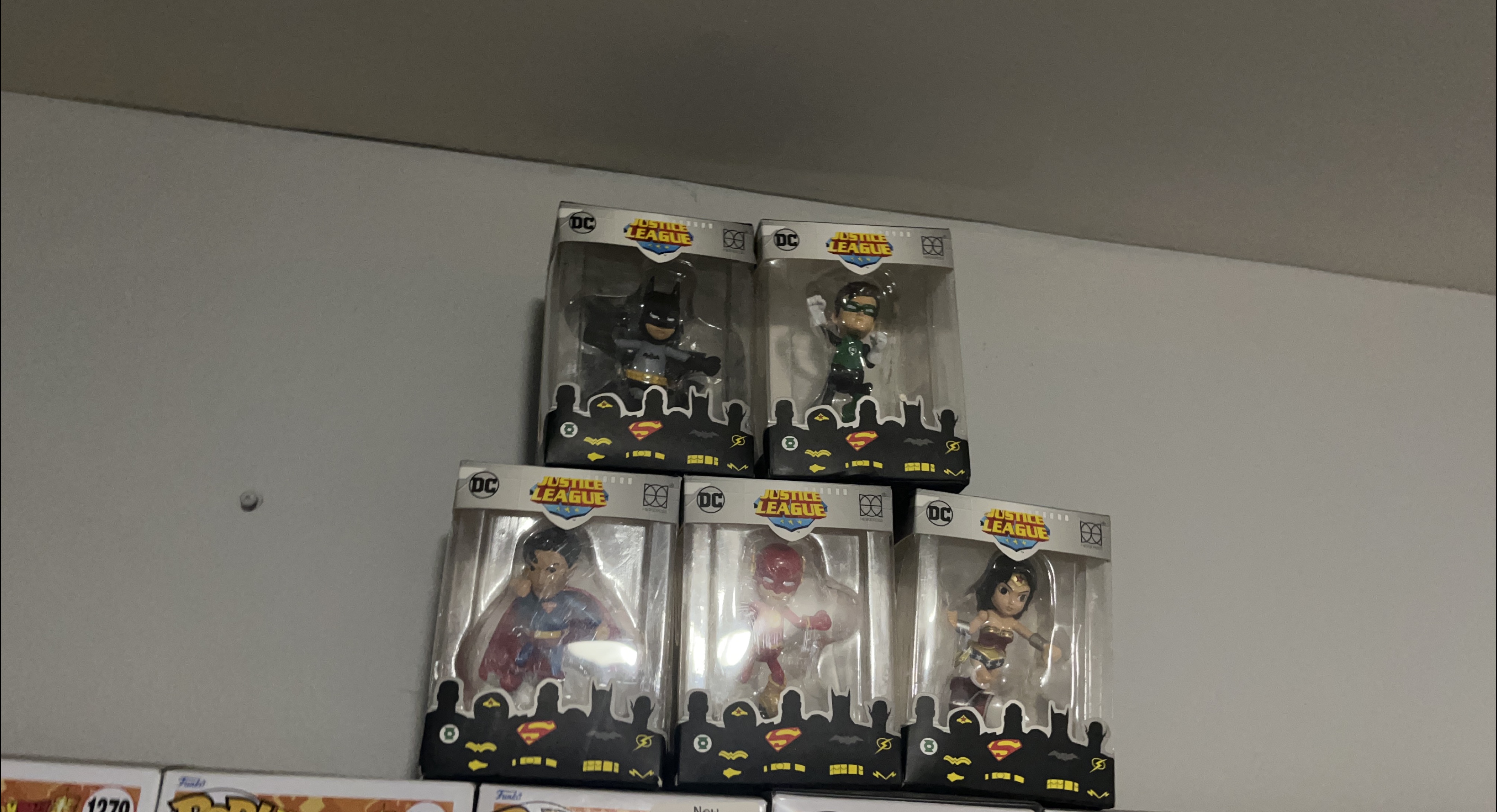 DC Justice League Figures - Batman, Superman, Flash thumbnail