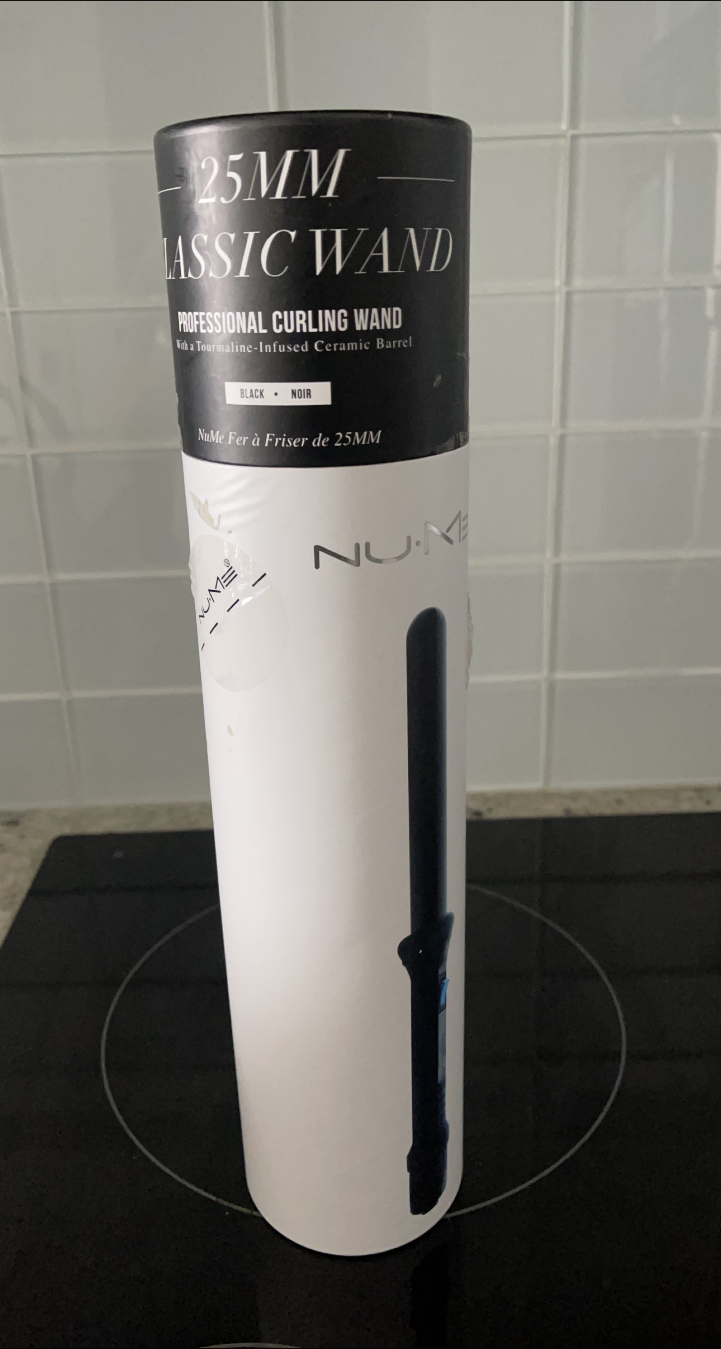 NuMe 25MM Classic Curling Wand - Black