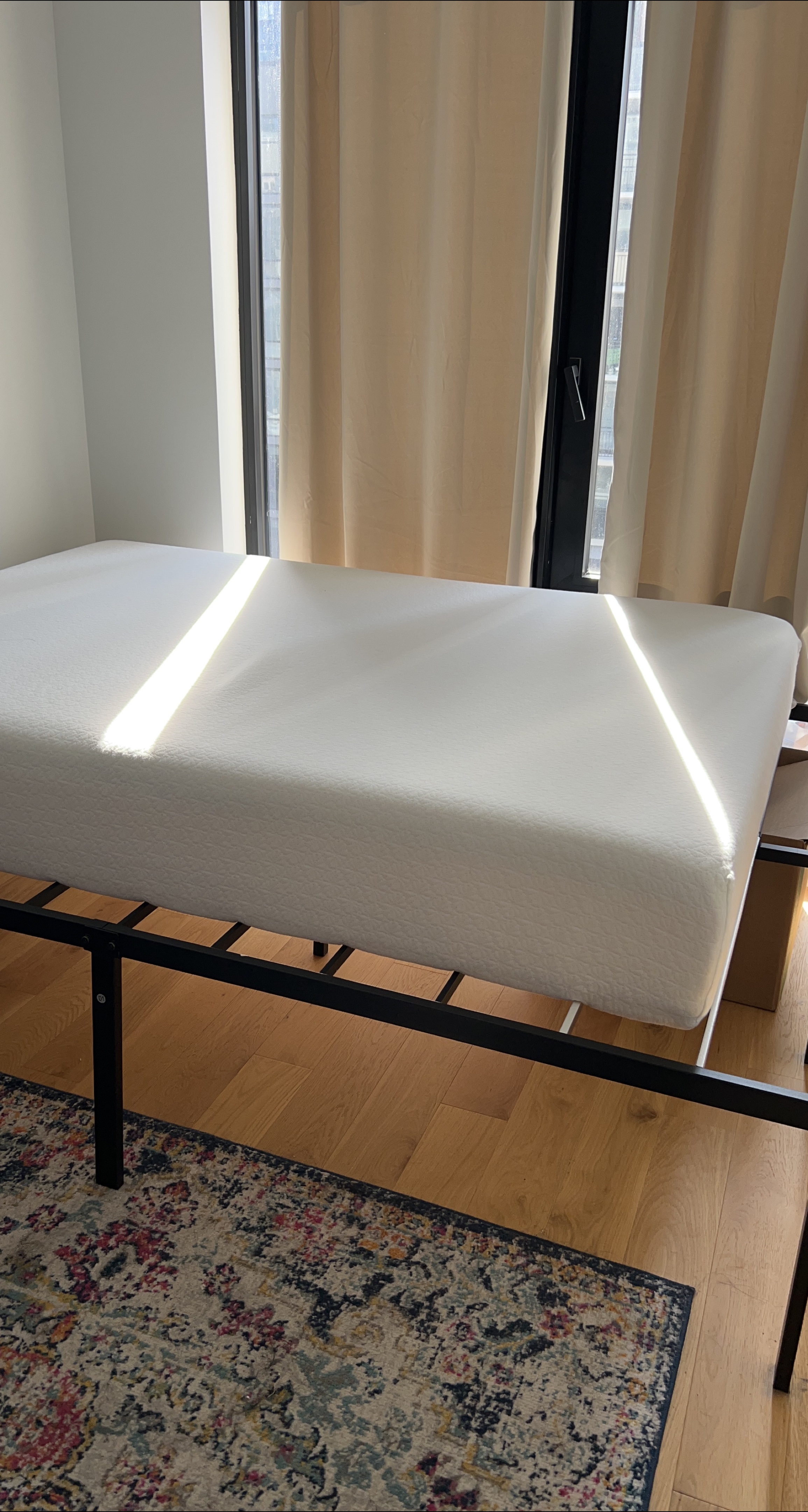 Full Size Memory Foam Mattress with Bedframe - photo 3