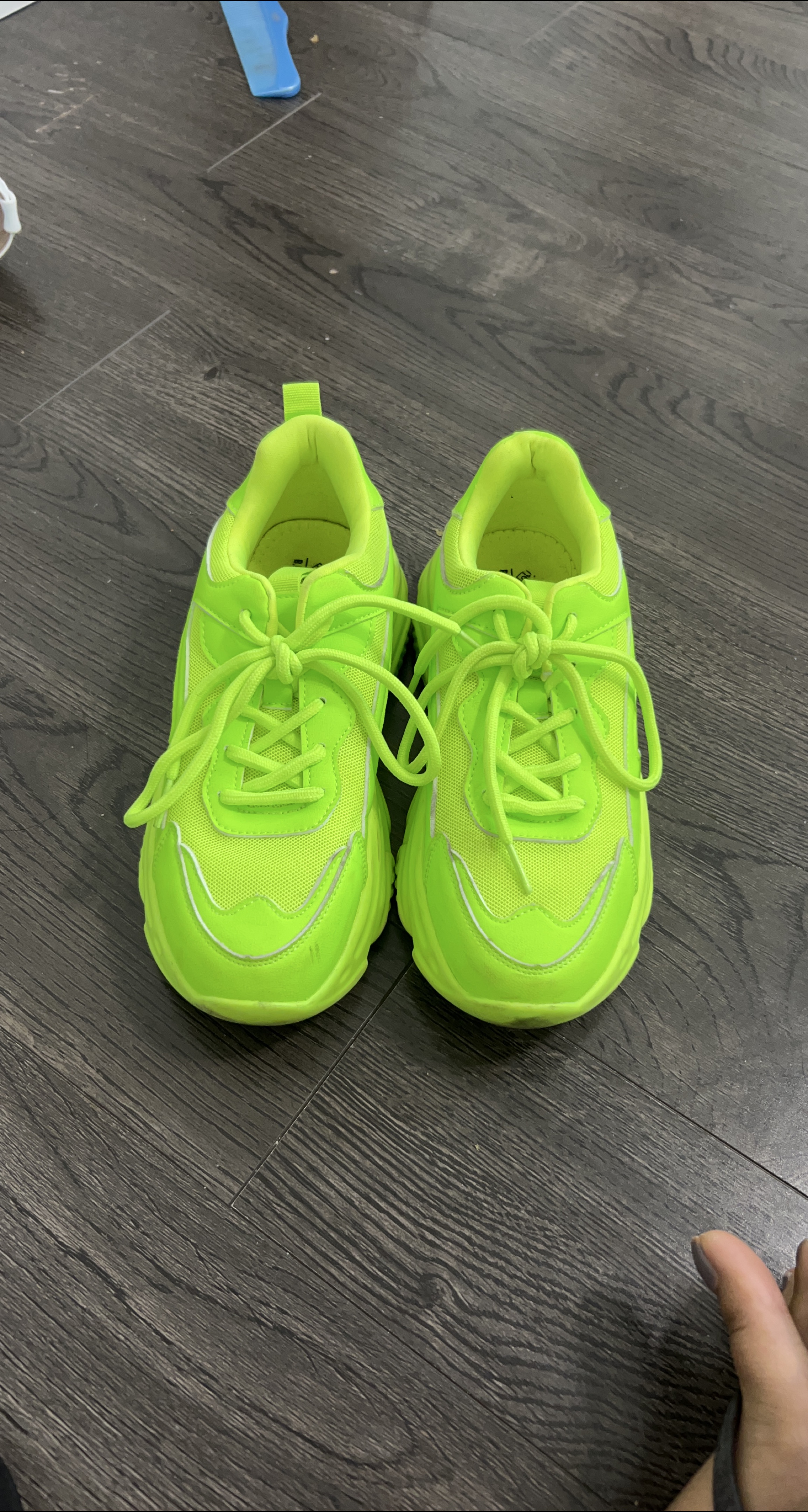 Call It Spring Neon Green Sneakers