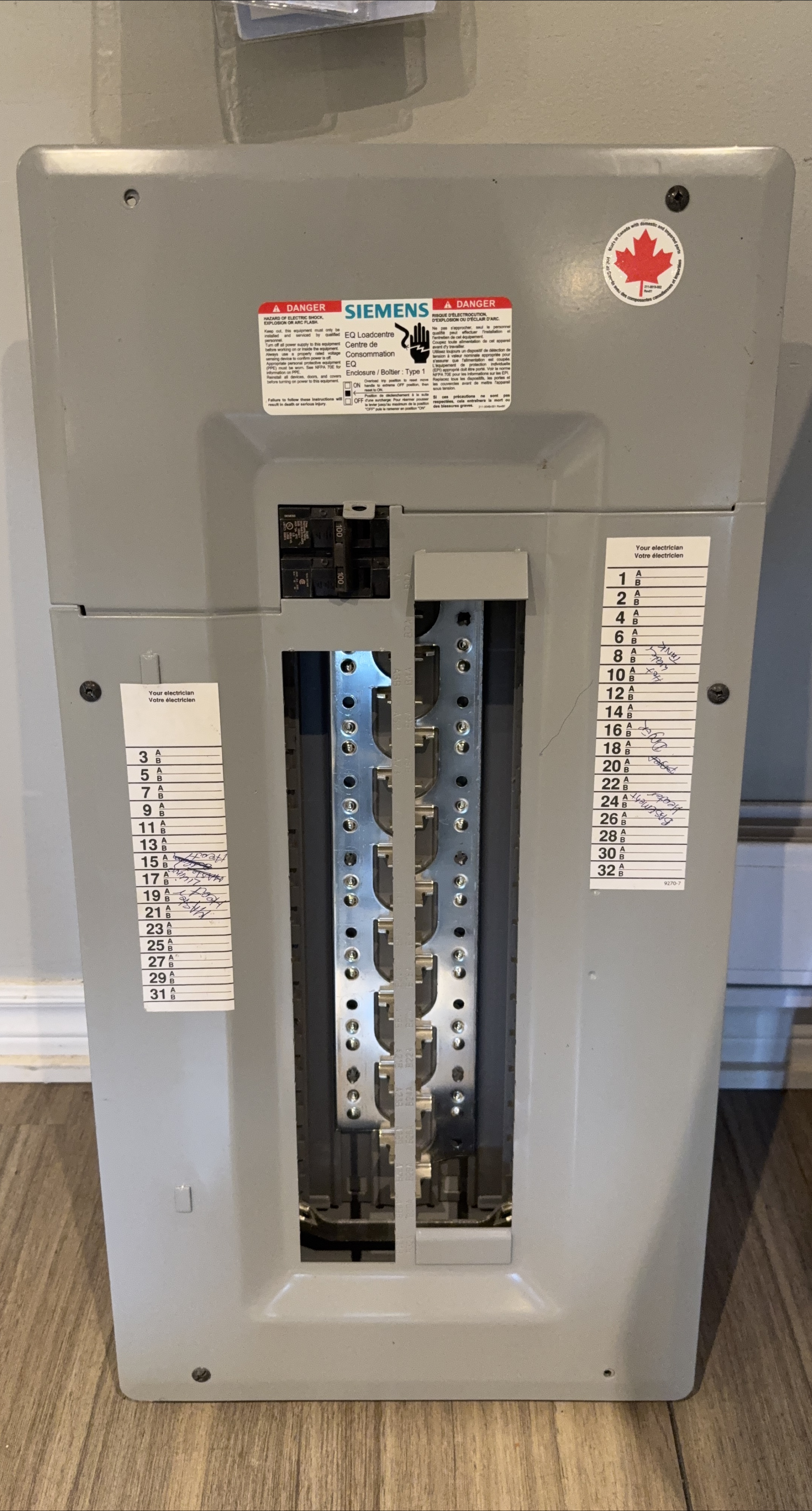 Siemens Electrical Panel thumbnail