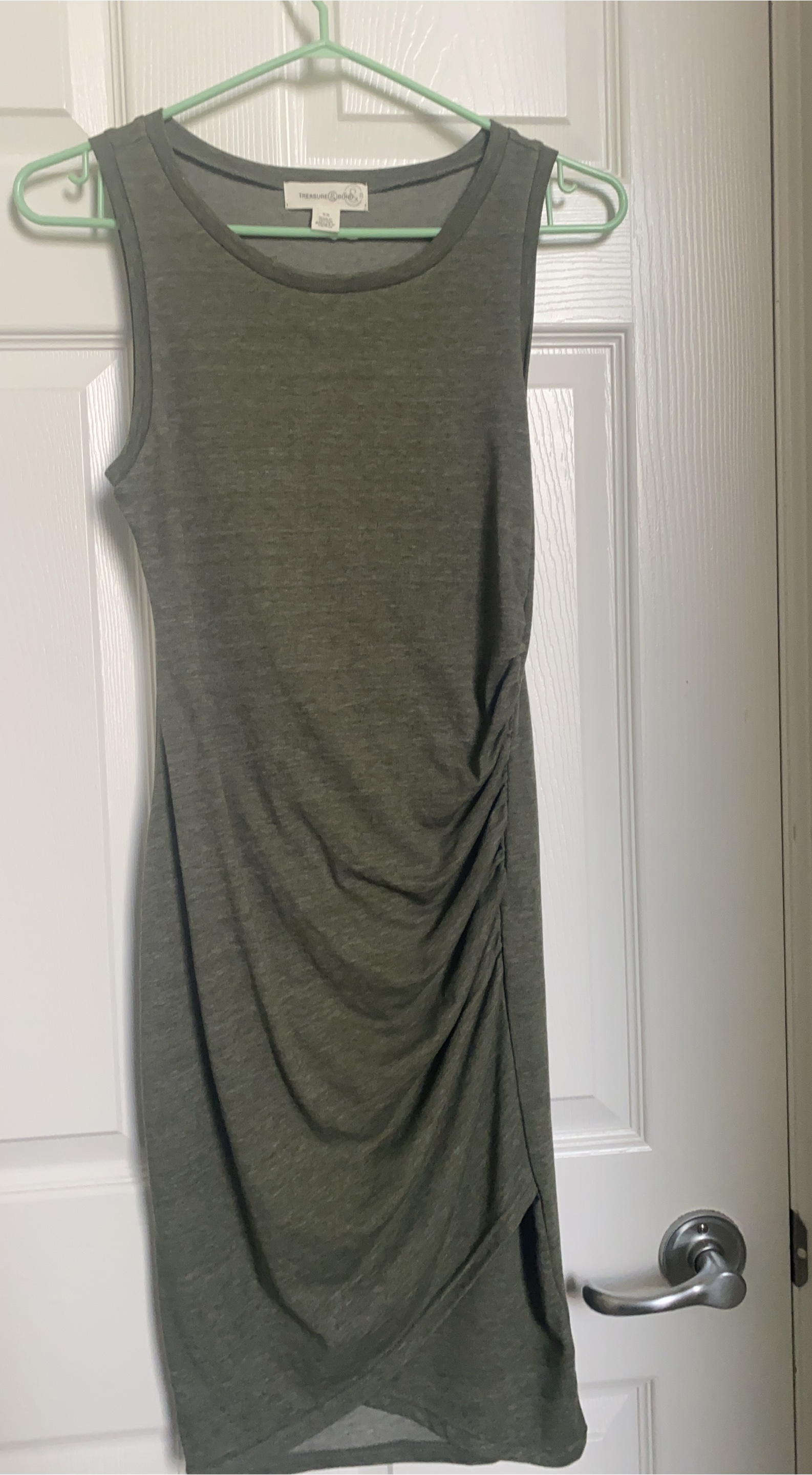 Treasure & Bond XS Olive Green Dress
