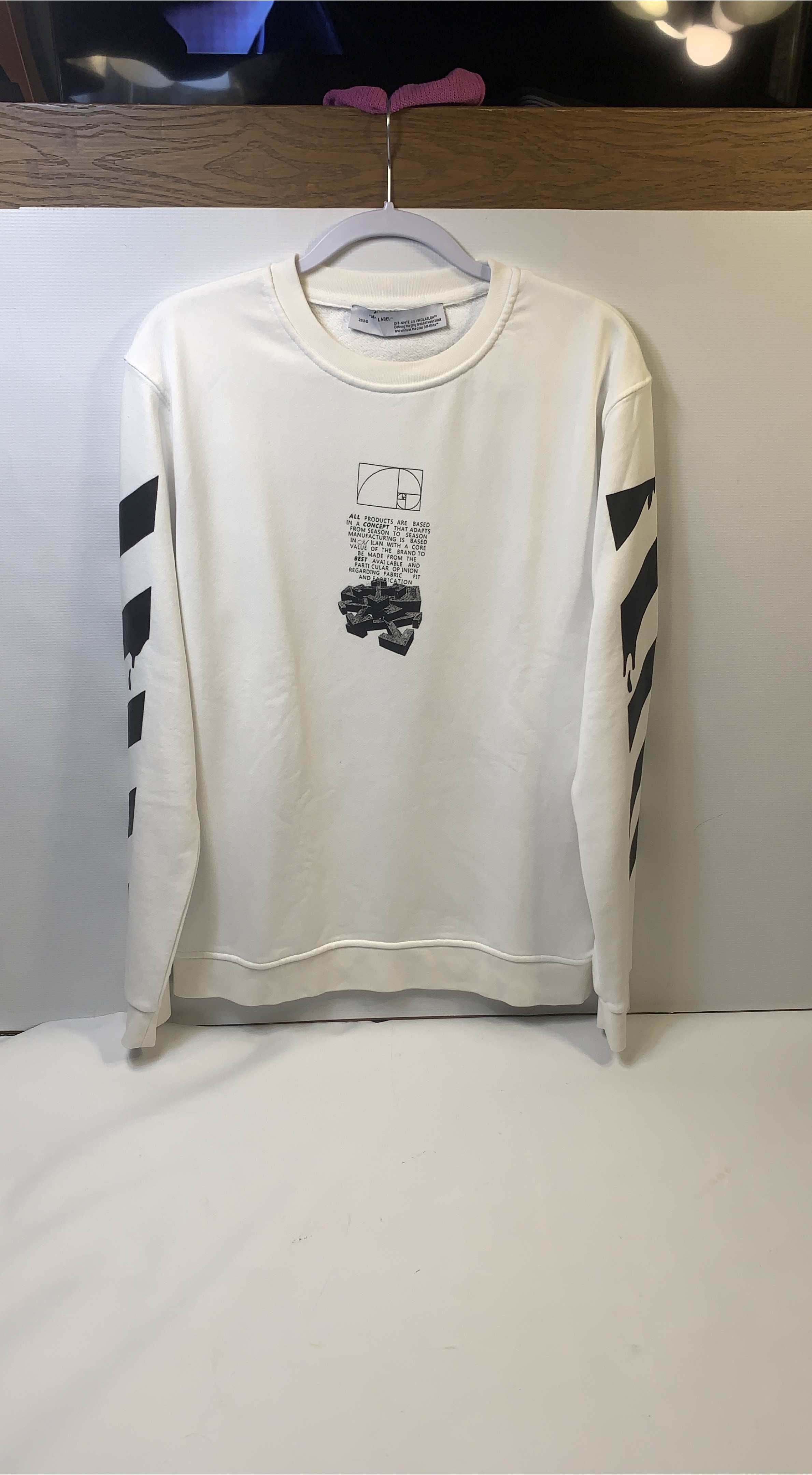 🥕Off-White White Long Sleeve thumbnail