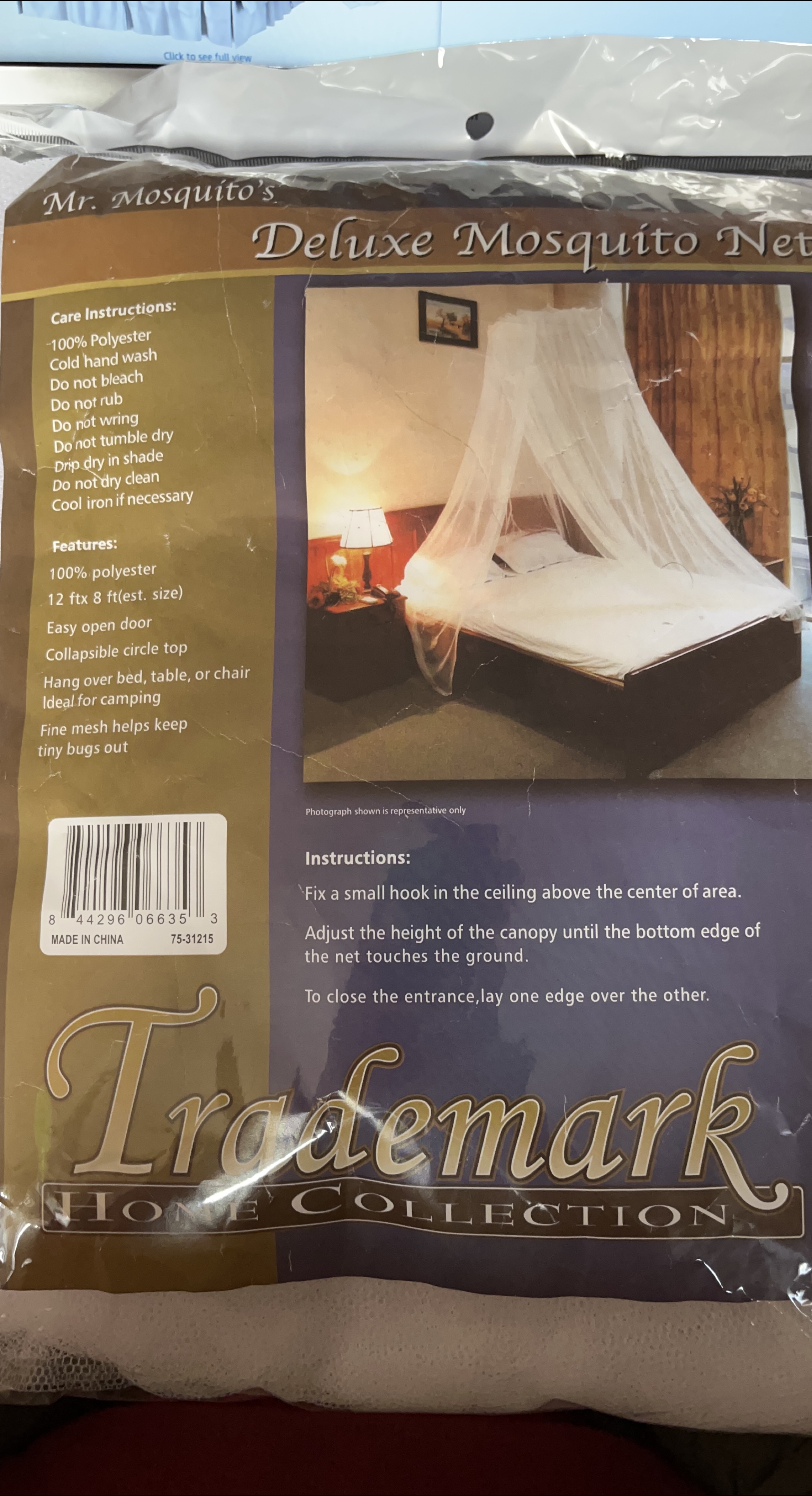 Mr. Mosquito's Deluxe Mosquito Net - New in Package thumbnail