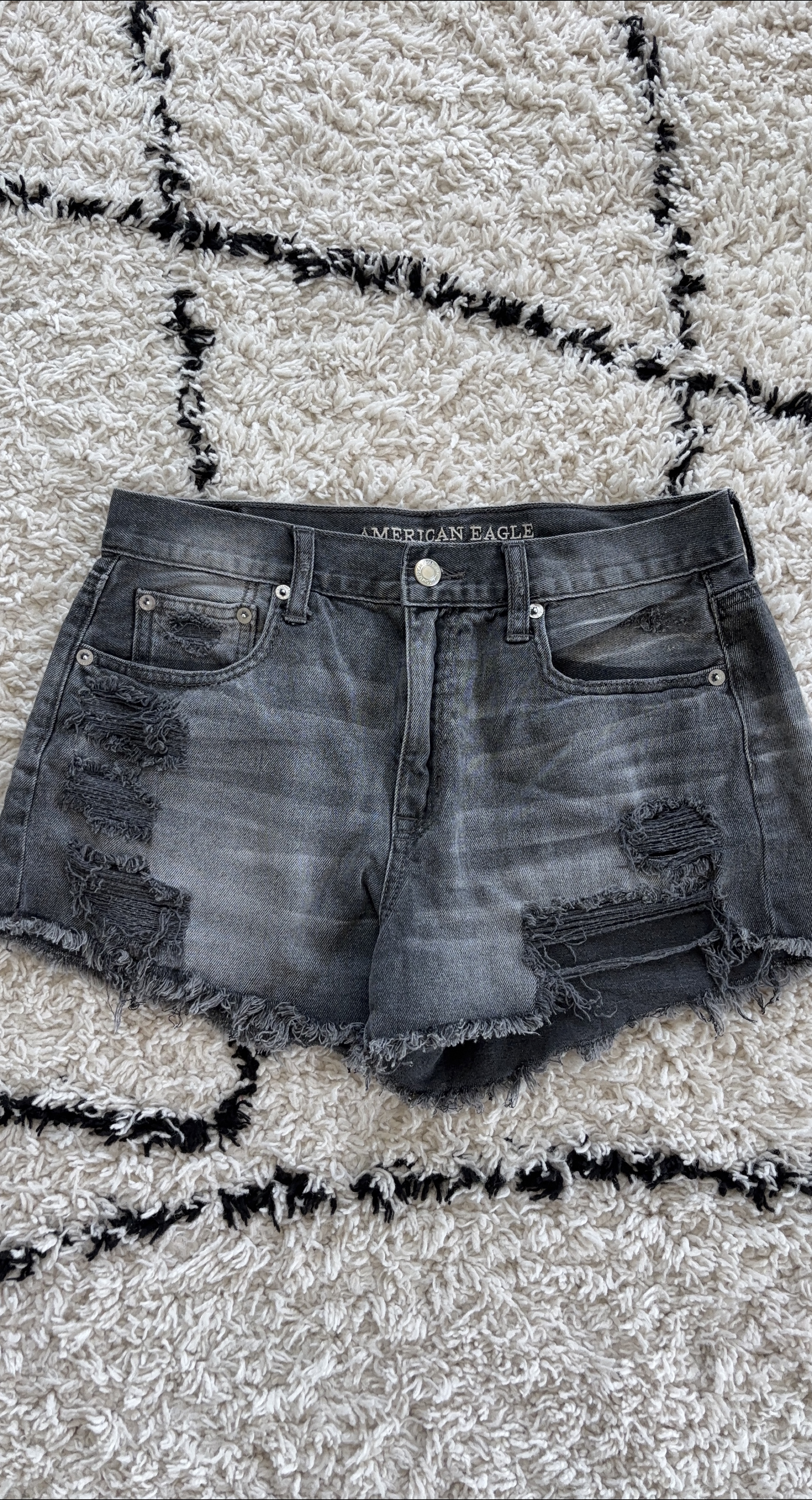 American Eagle Denim Shorts - Size 6 thumbnail