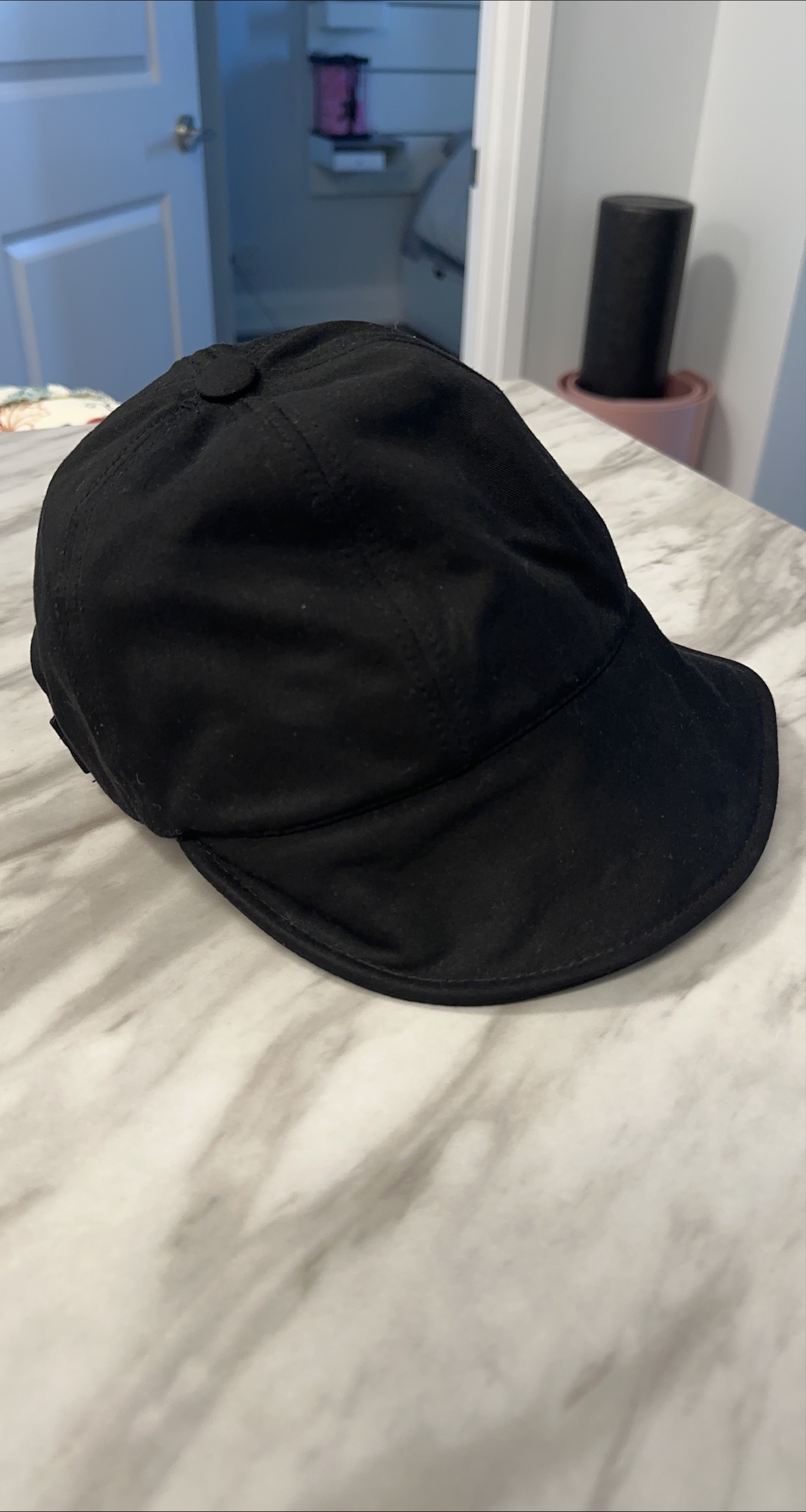 Black Newsboy Cap thumbnail
