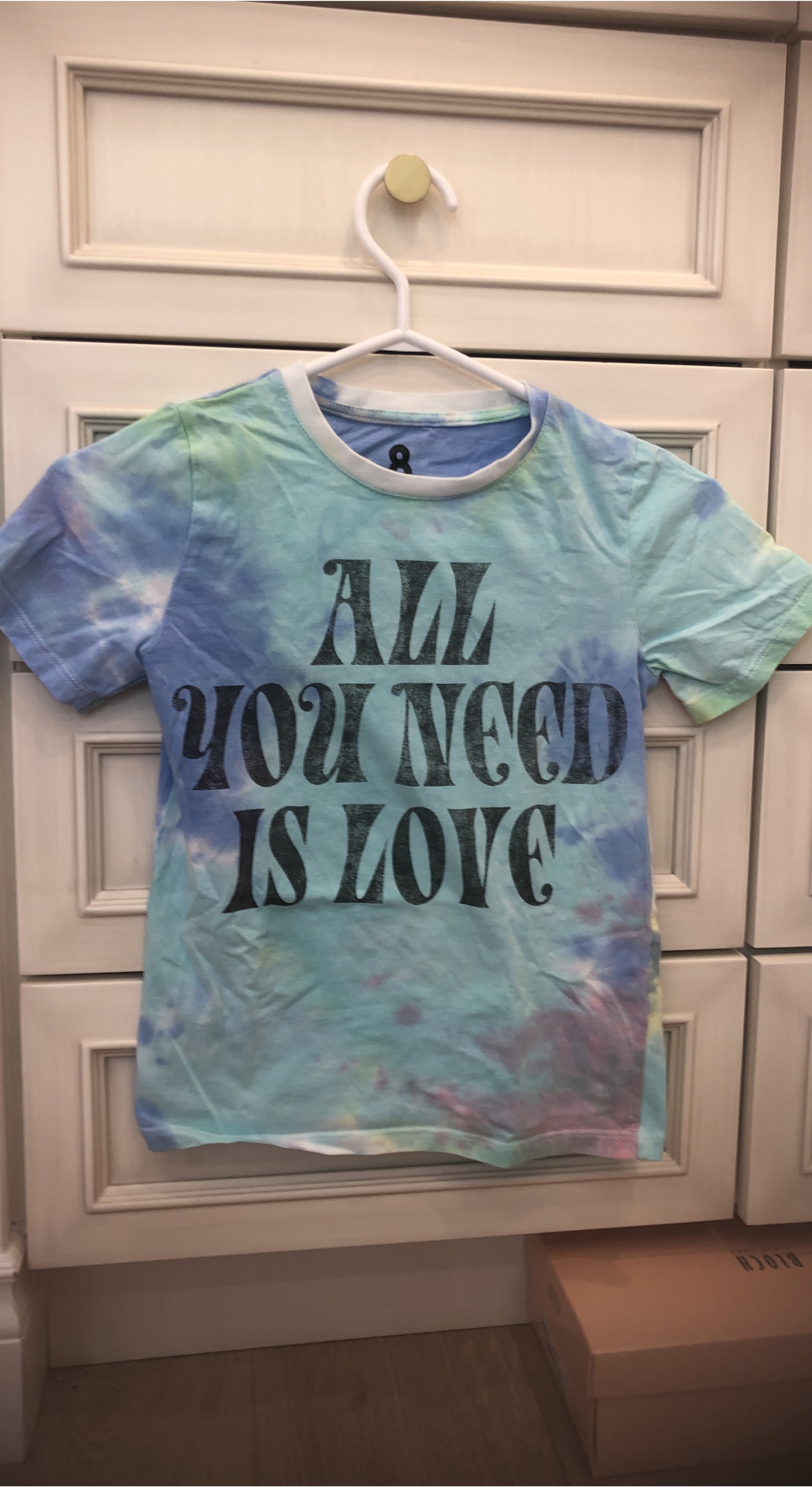 Cotton On Kids Tie-Dye 'All You Need Is Love' Tee - 8 years old thumbnail