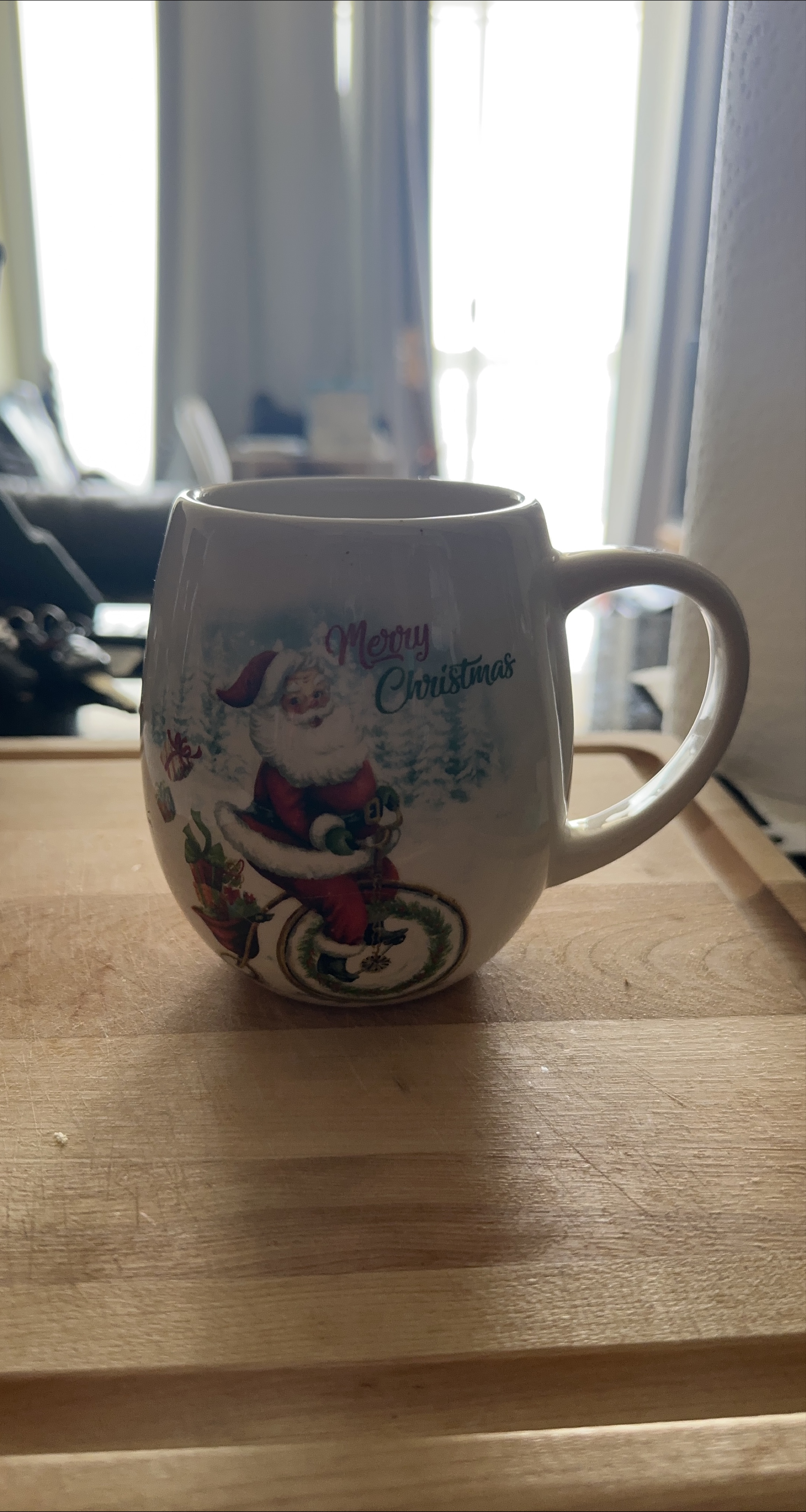 Christmas Santa Mug #freecycle