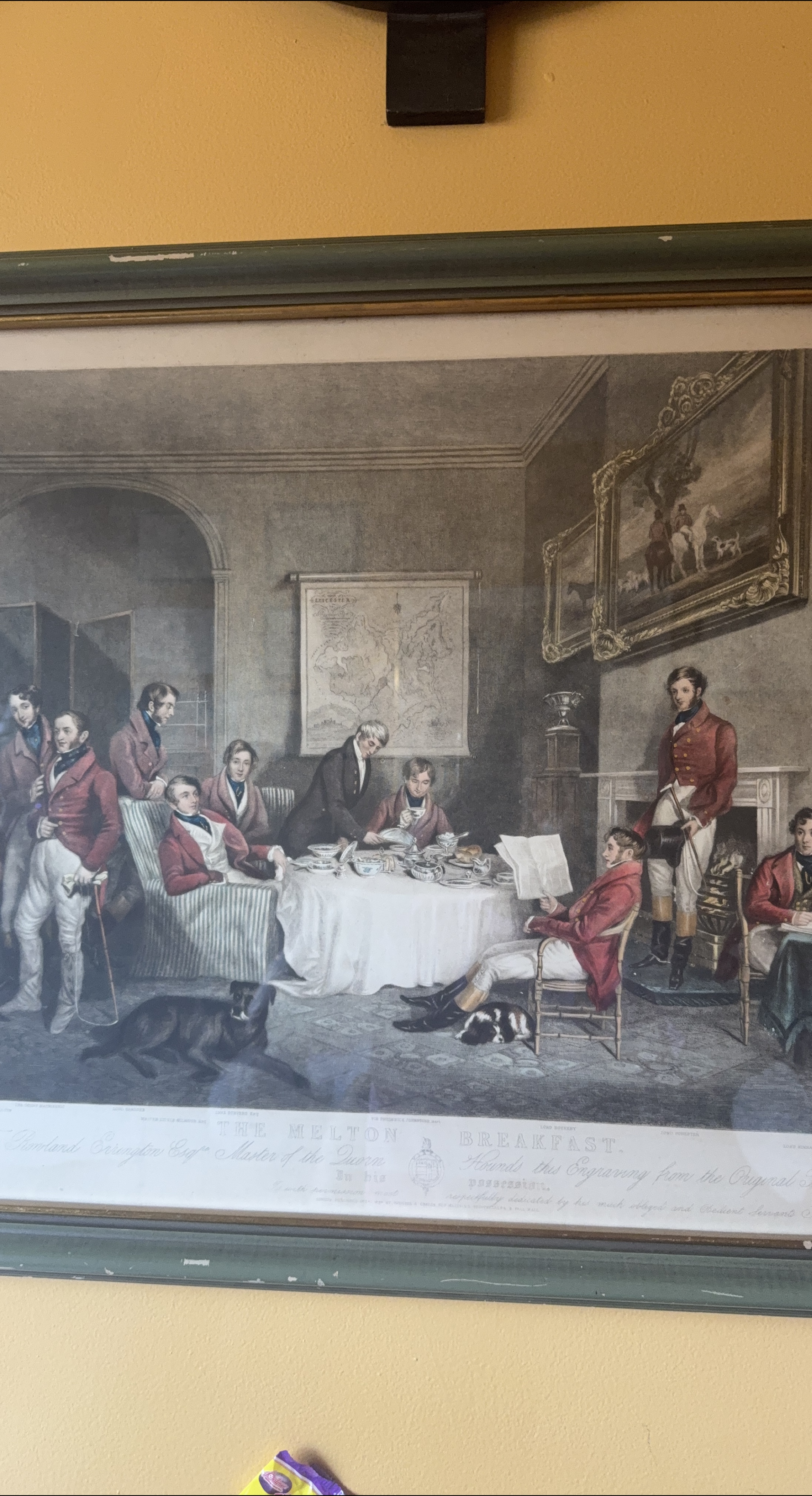 Framed "The Melton Breakfast" Print thumbnail
