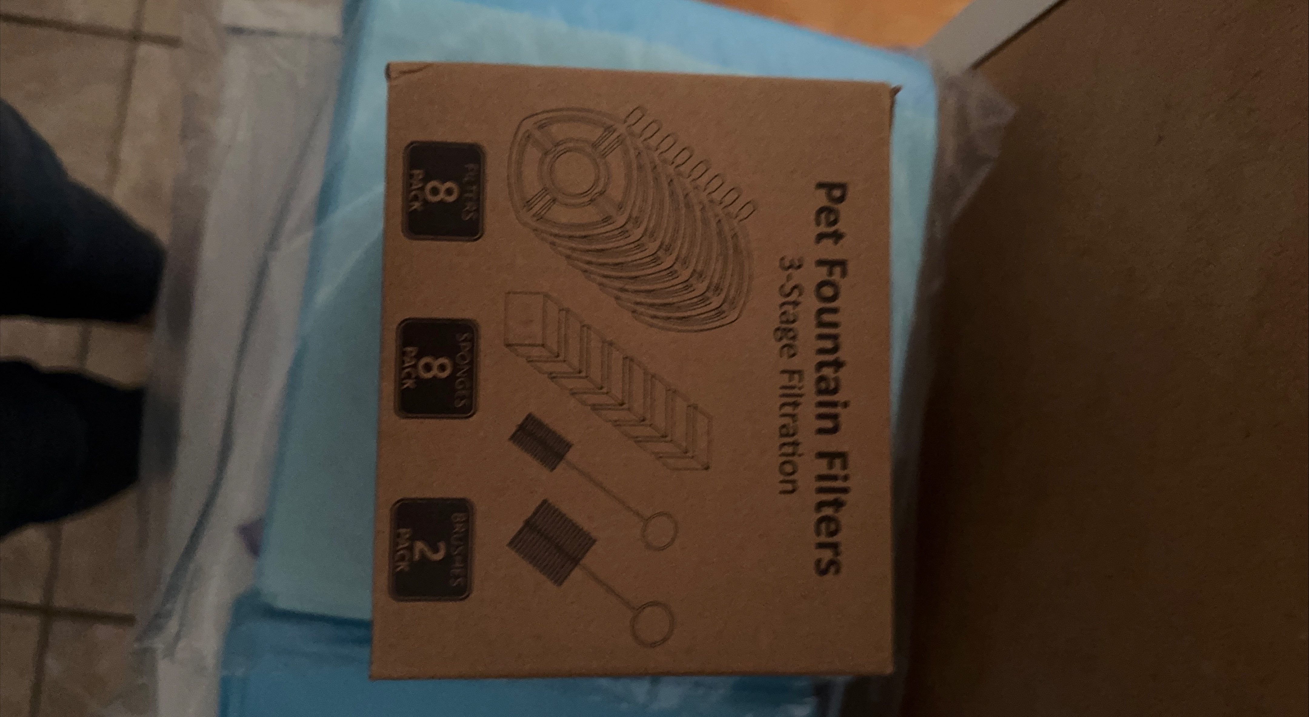 Pet Fountain Filters 3-Stage Filtration thumbnail