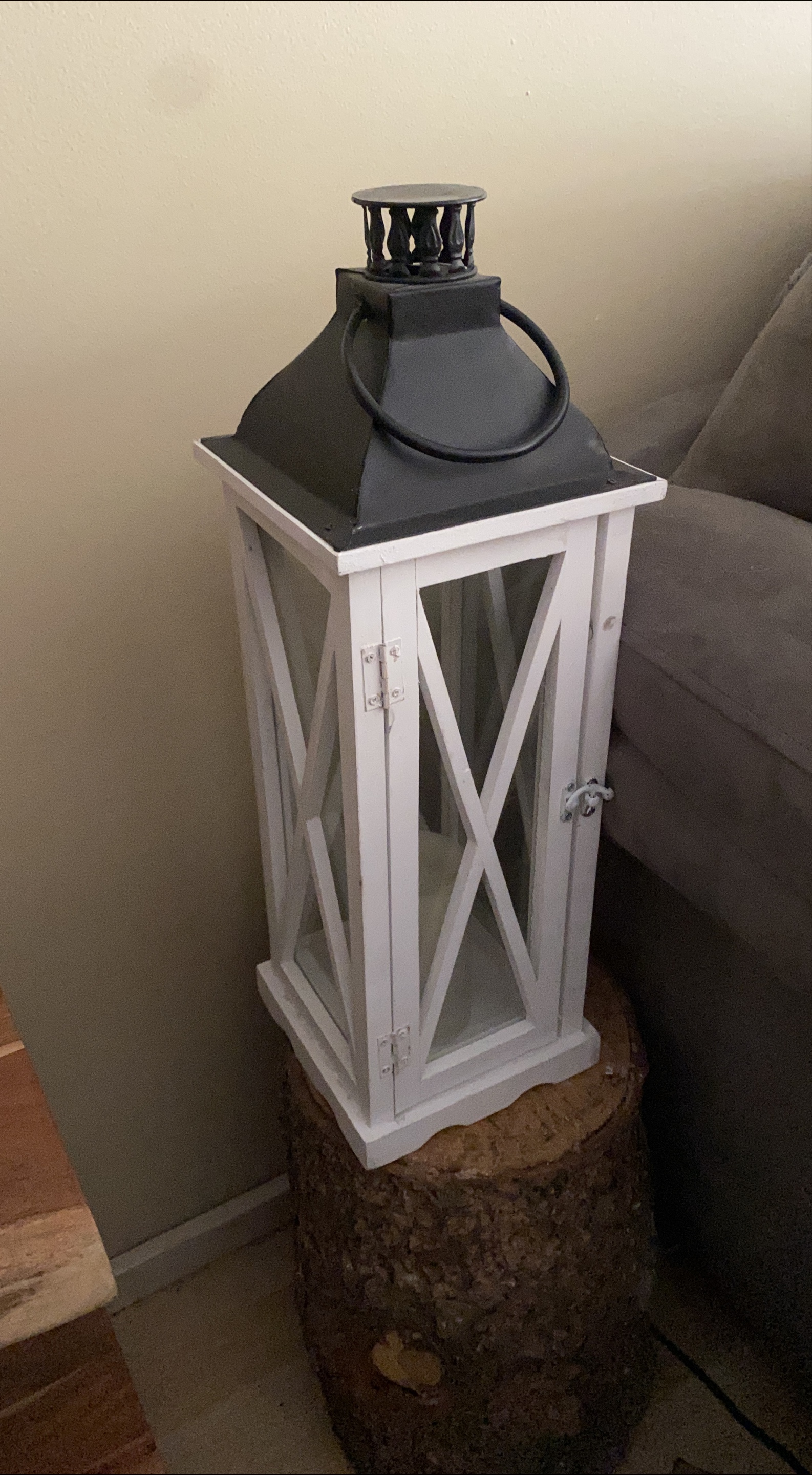 White & Black Decorative Lantern thumbnail