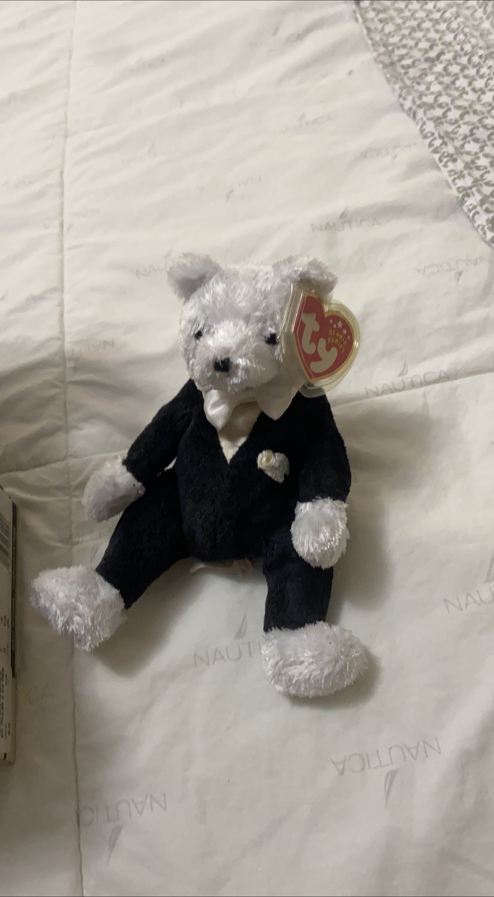 Ty Beanie Baby - Groom Bear thumbnail