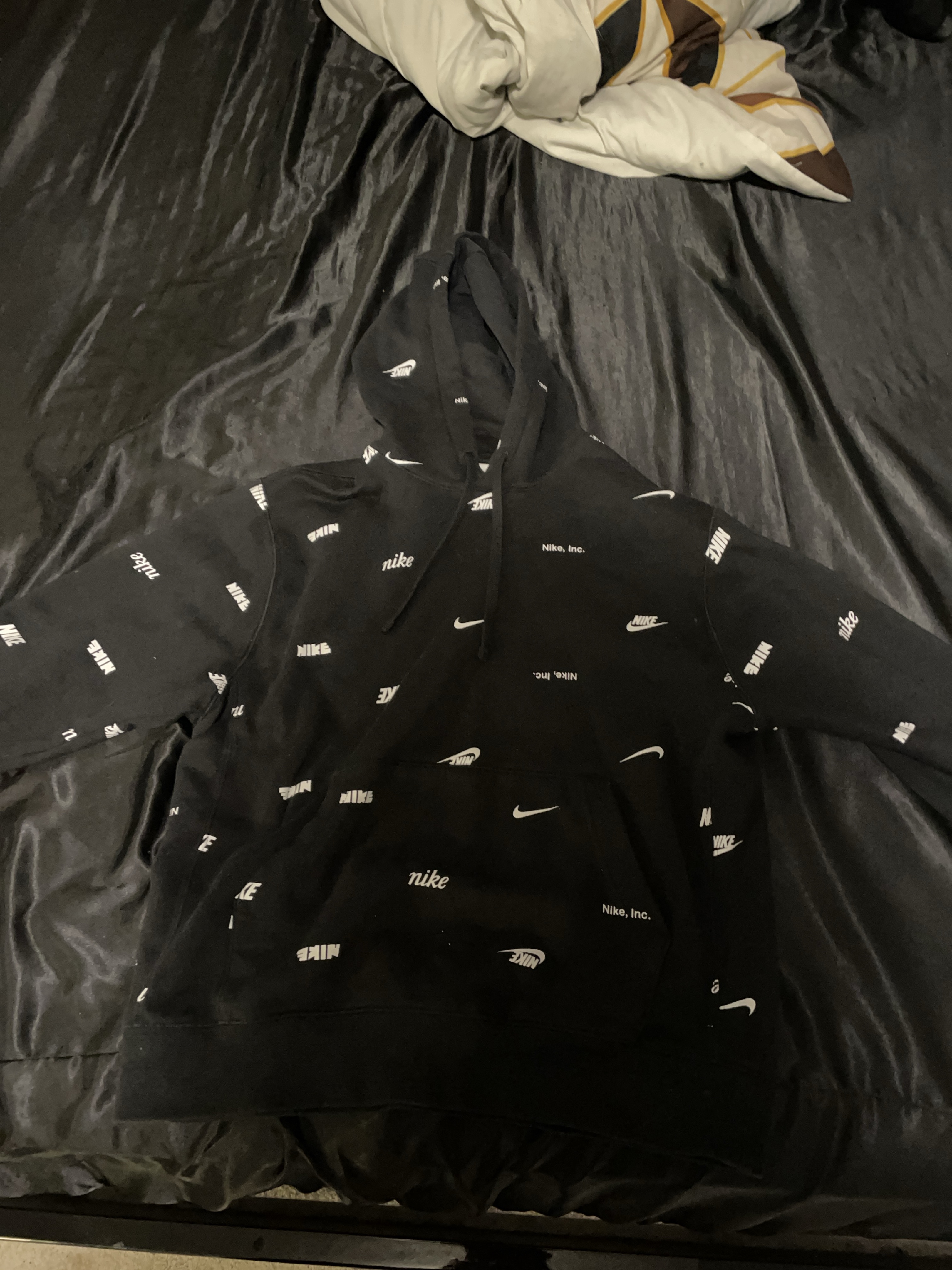 Nike Black All Over Print Hoodie thumbnail