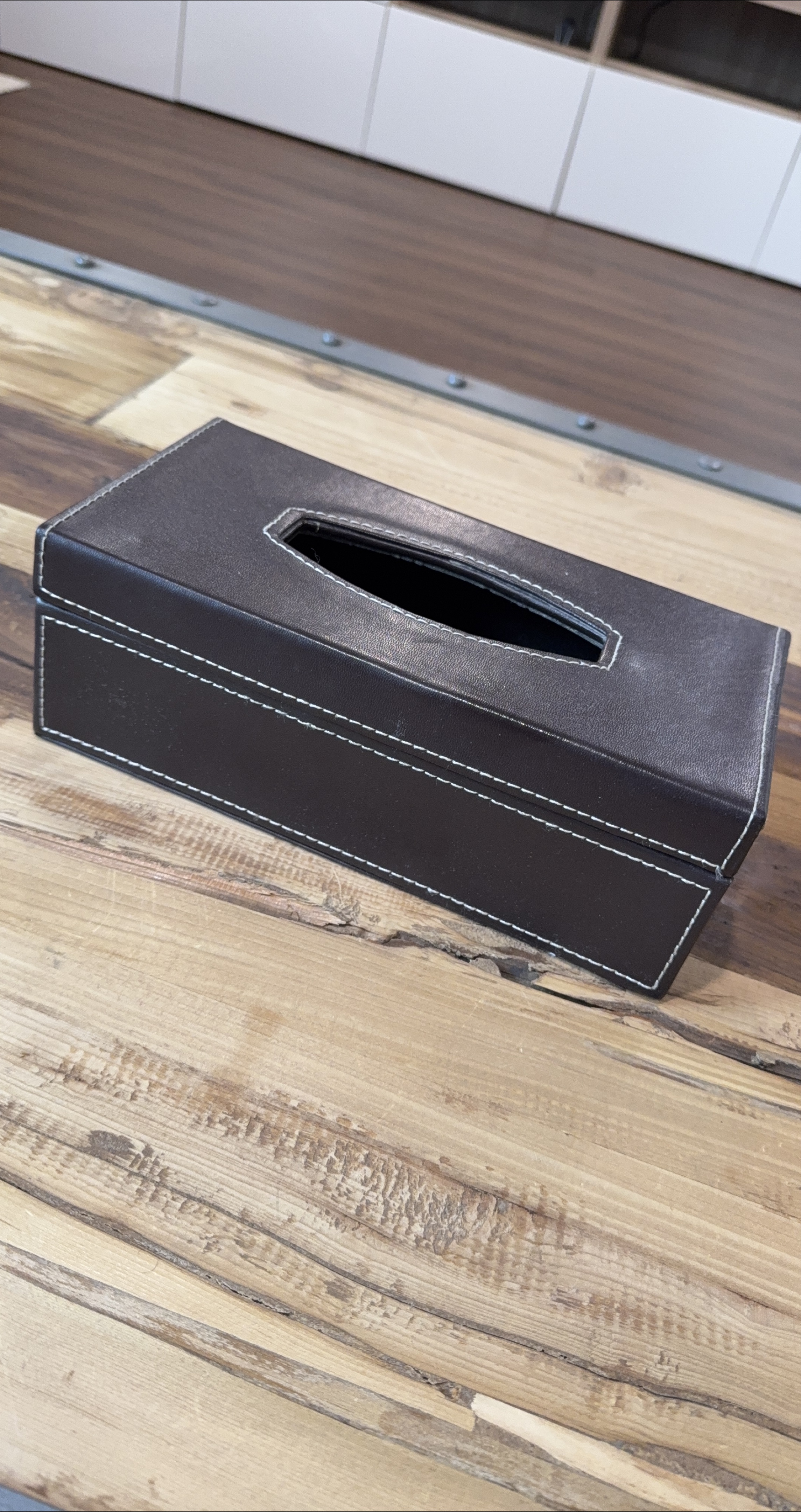 Brown Tissue Box Cover thumbnail