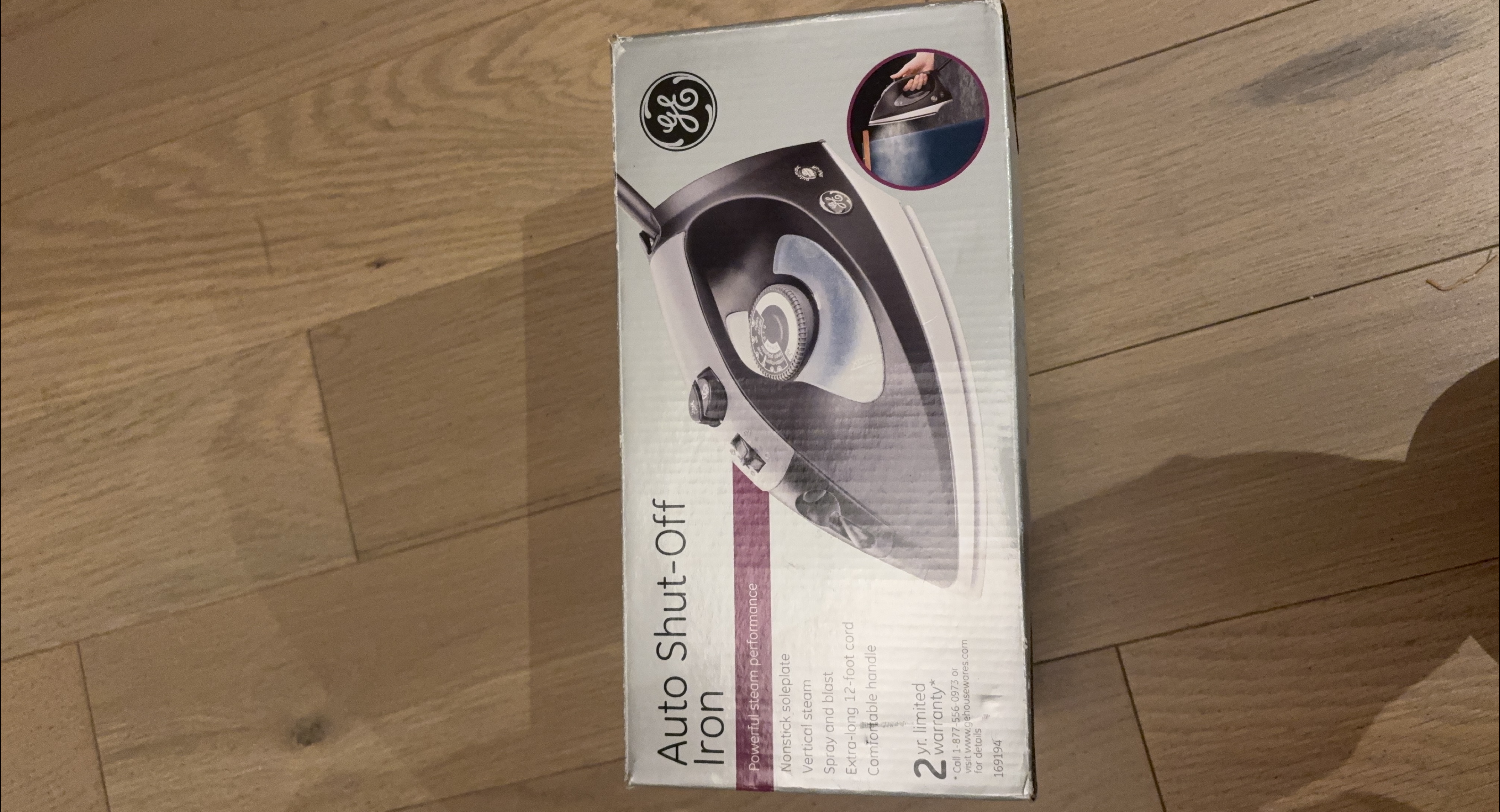 GE Auto Shut-Off Iron