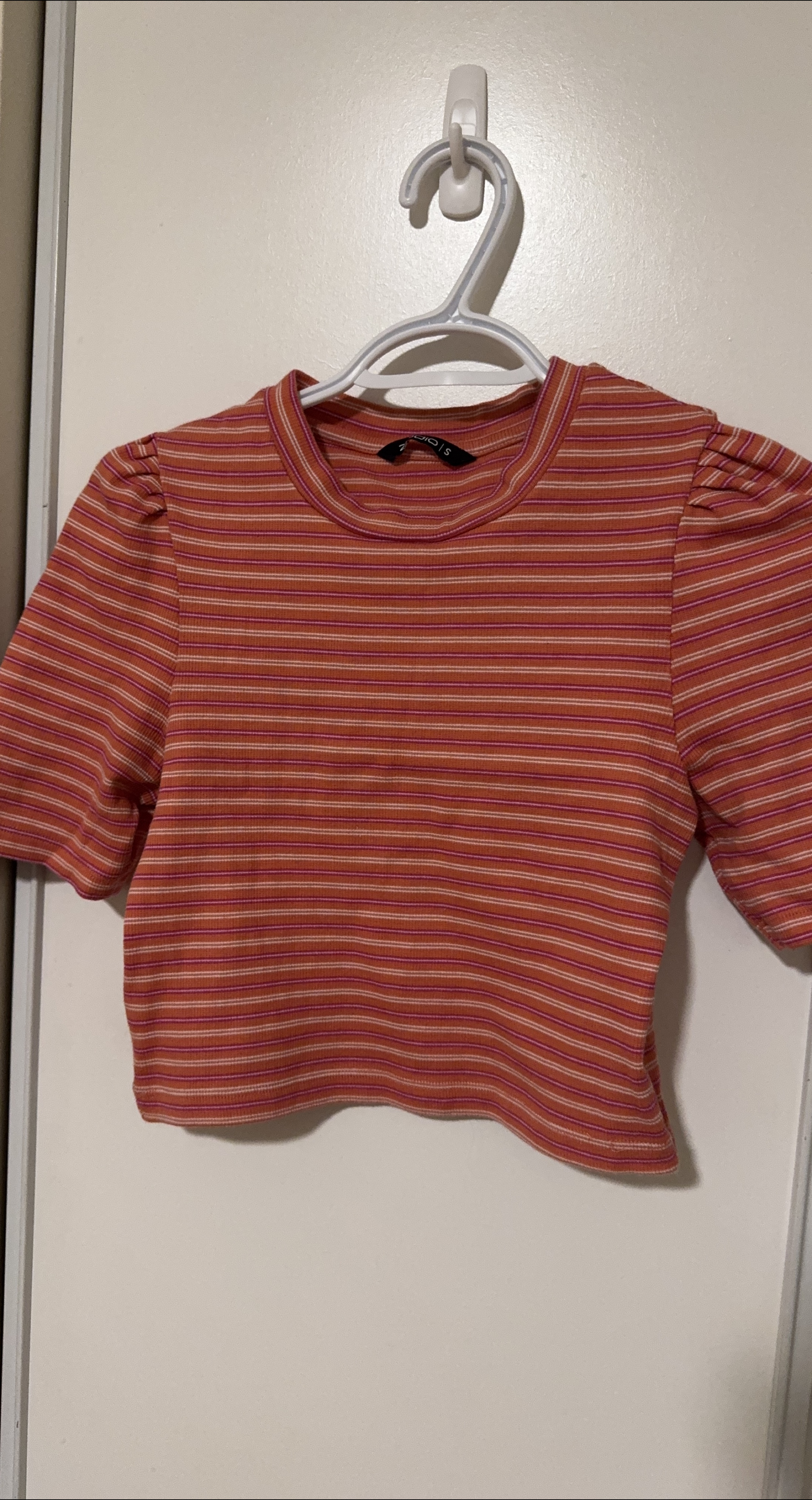 Zudio Striped Crop Top - Size S thumbnail