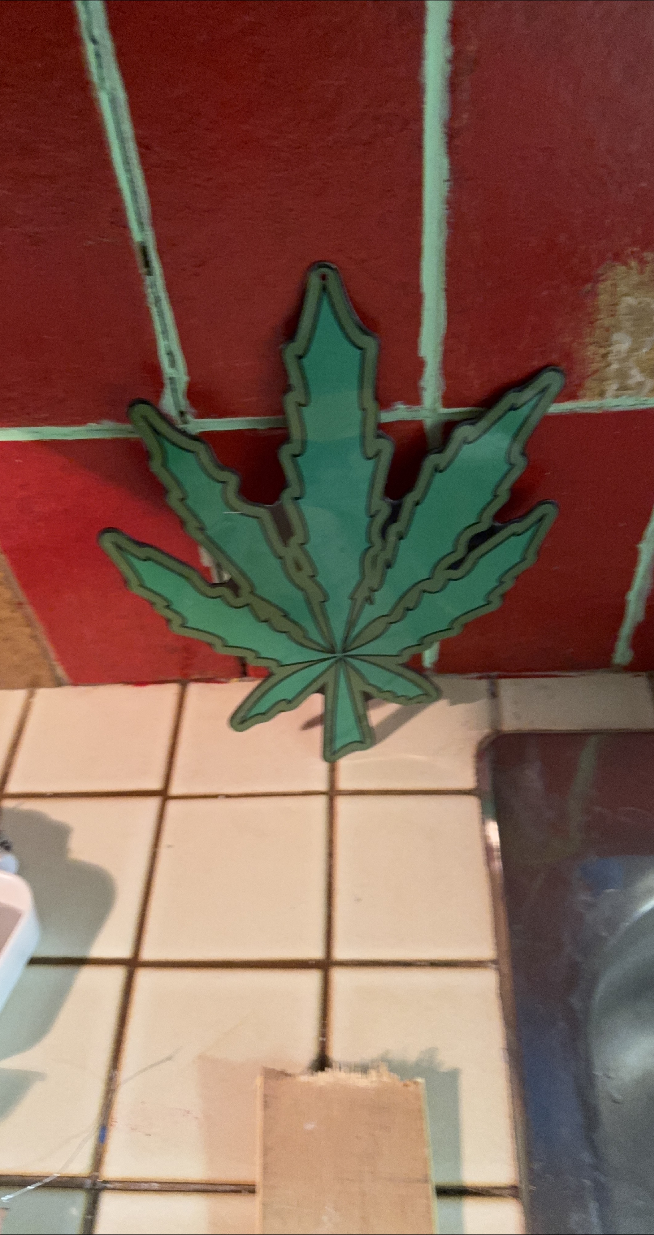 Marijuana Leaf Wall Decor thumbnail