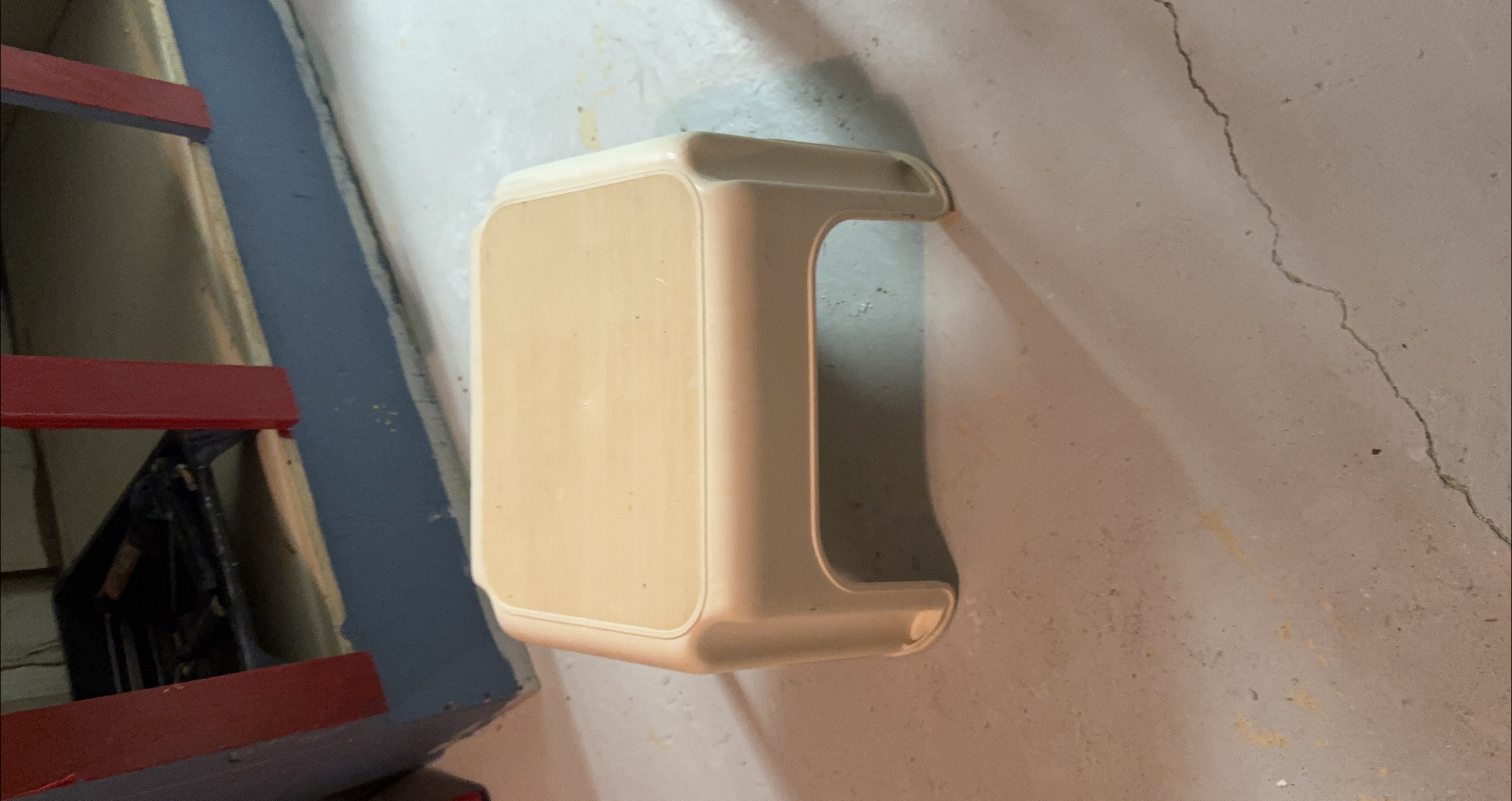 Beige Step Stool