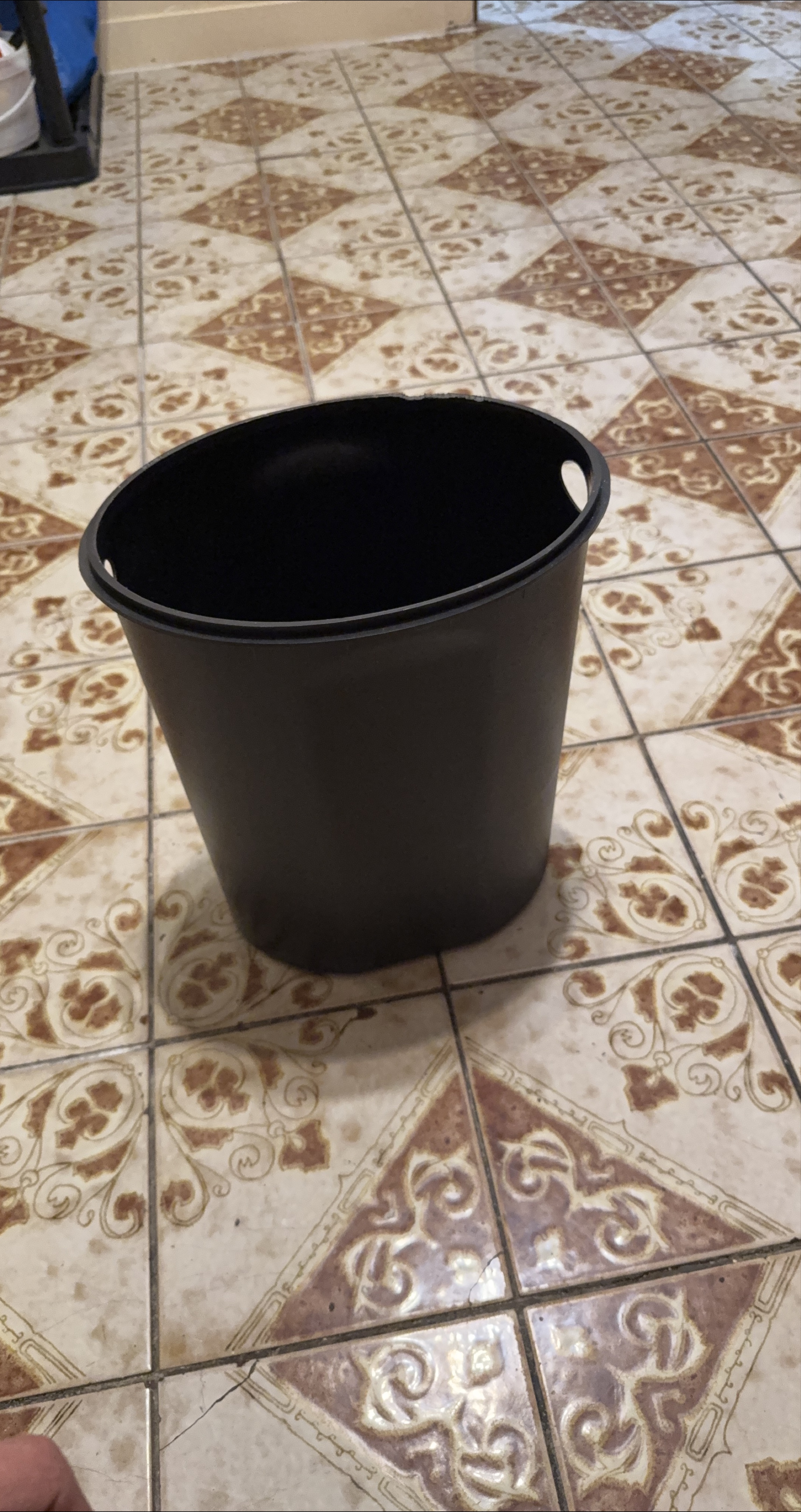 Black Plastic Waste Bin thumbnail