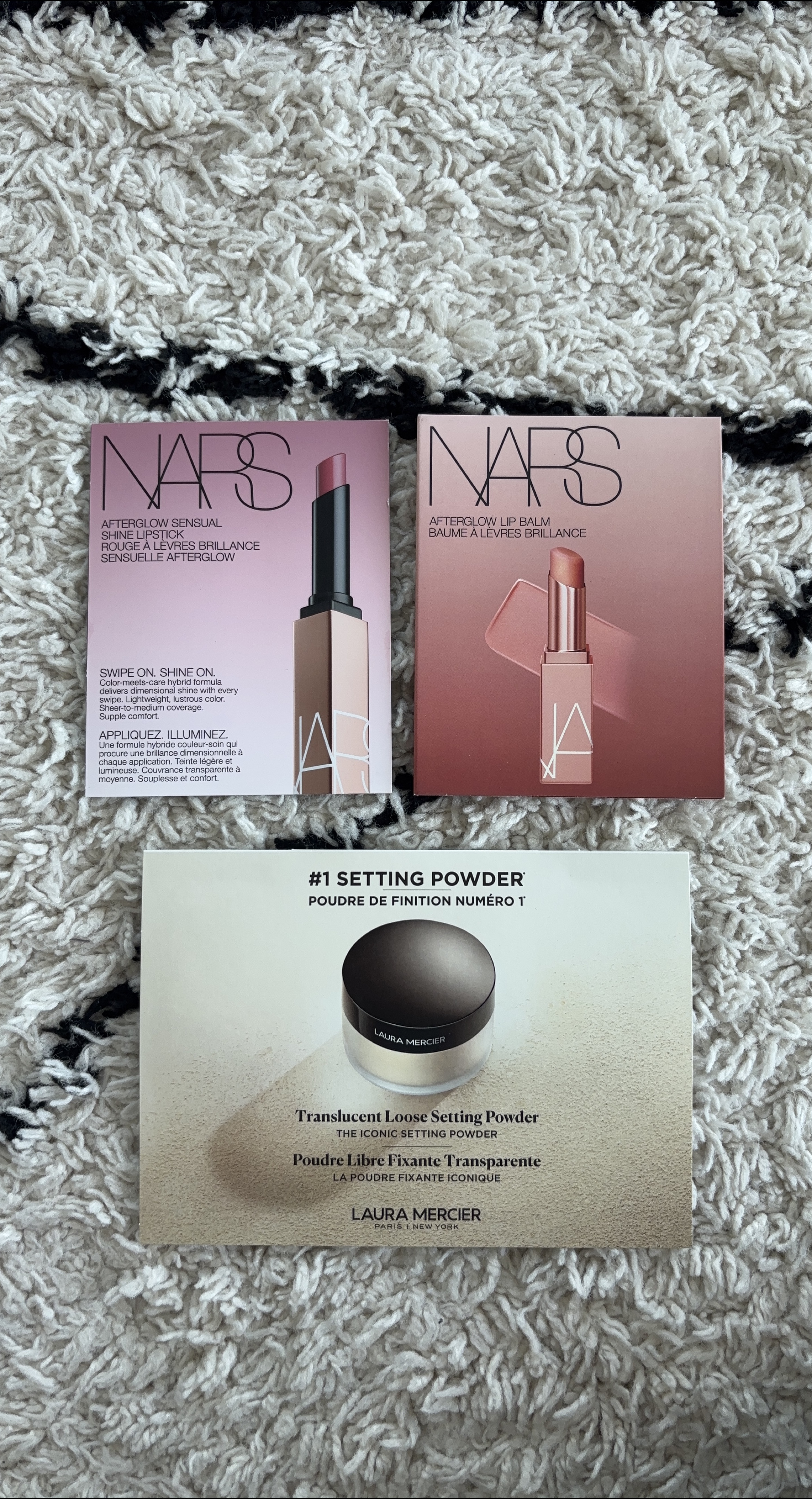 NARS Afterglow Lipstick & Laura Mercier Setting Powder thumbnail