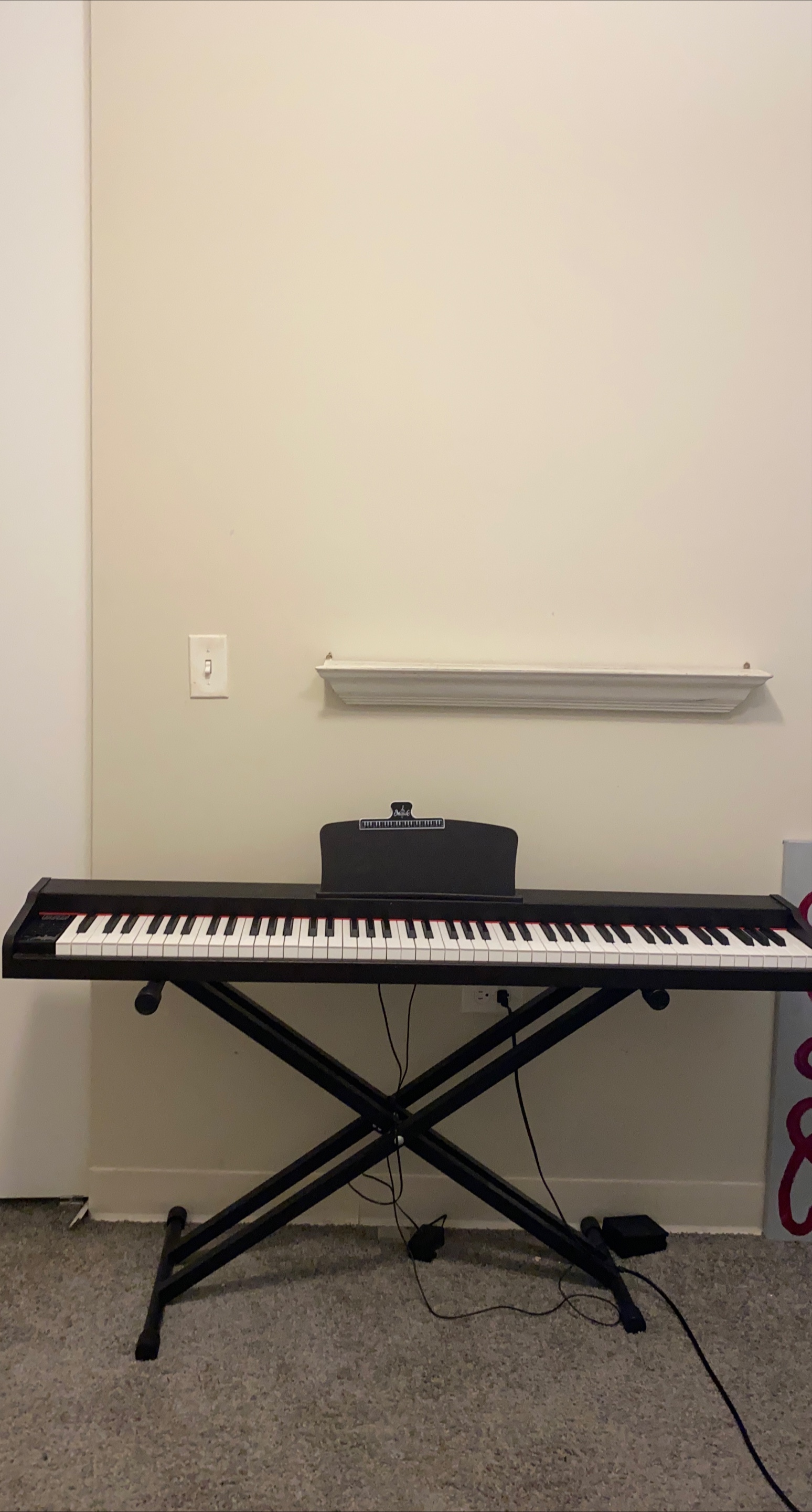 Longleye Digital Piano with Stand & Headphones thumbnail