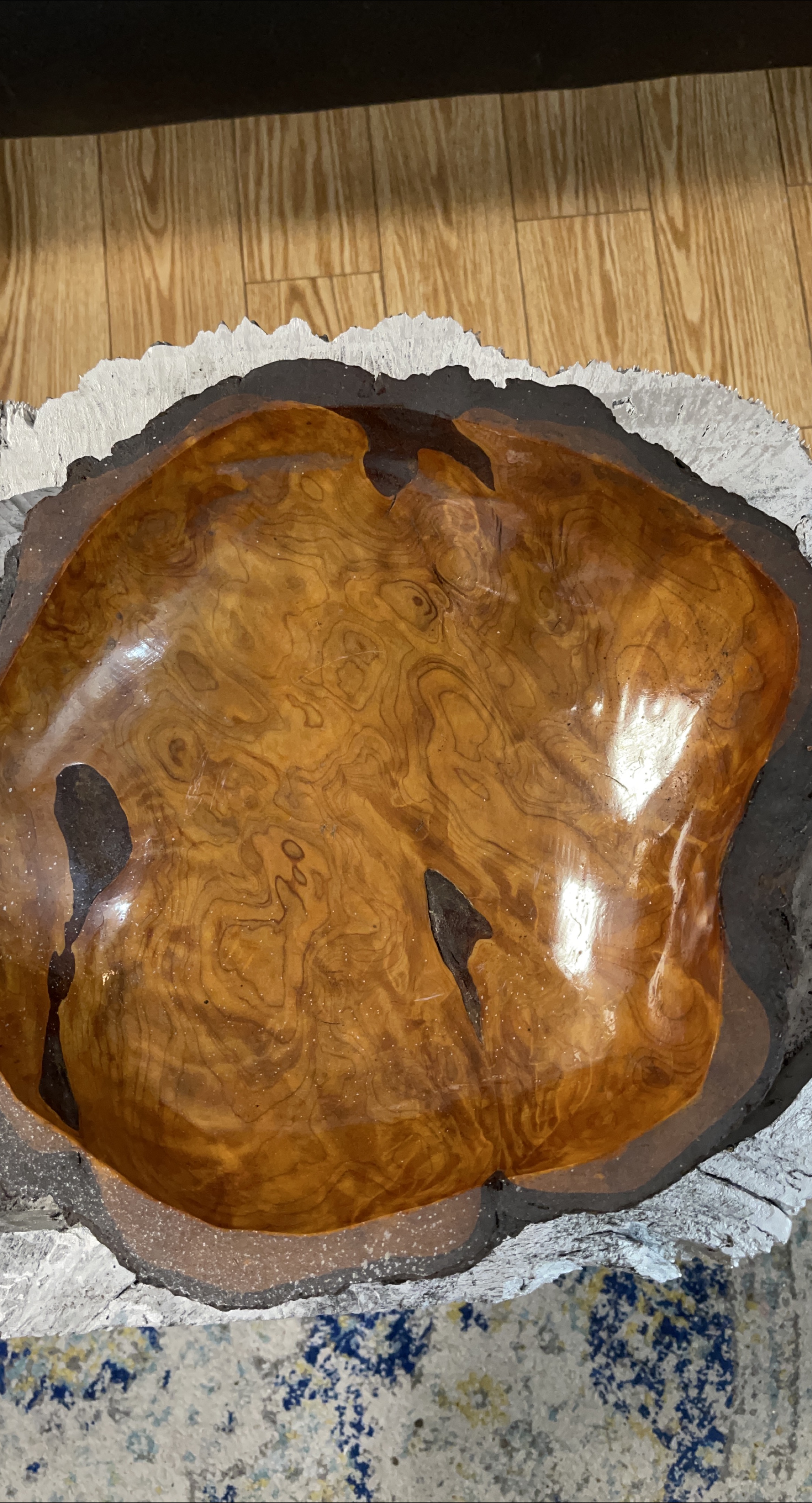 Unique Wood Bowl thumbnail